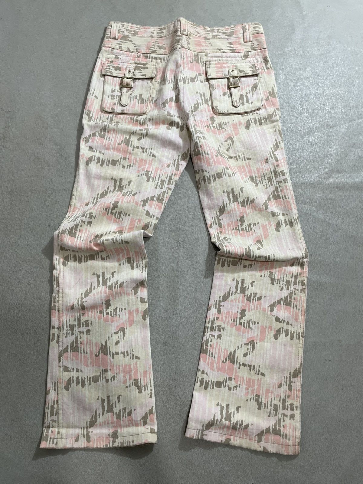 Japanese Brand Japan flared camo jeans pocket Size US 29 - 3 Thumbnail