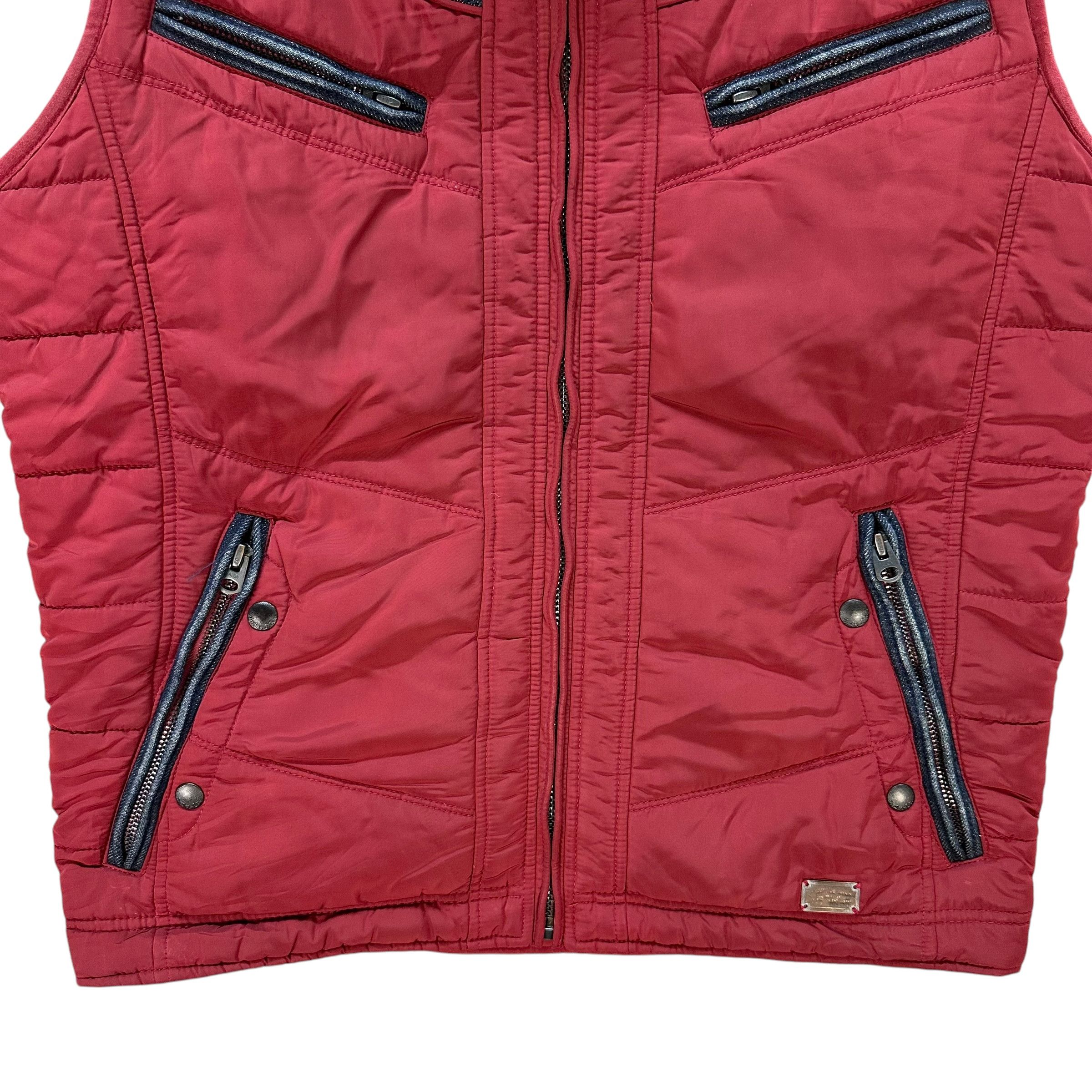 Diesel DIESEL DuPont Teflon Red Puffer Hooded Vest #A79-1904 Size US M / EU 48-50 / 2 - 7 Thumbnail
