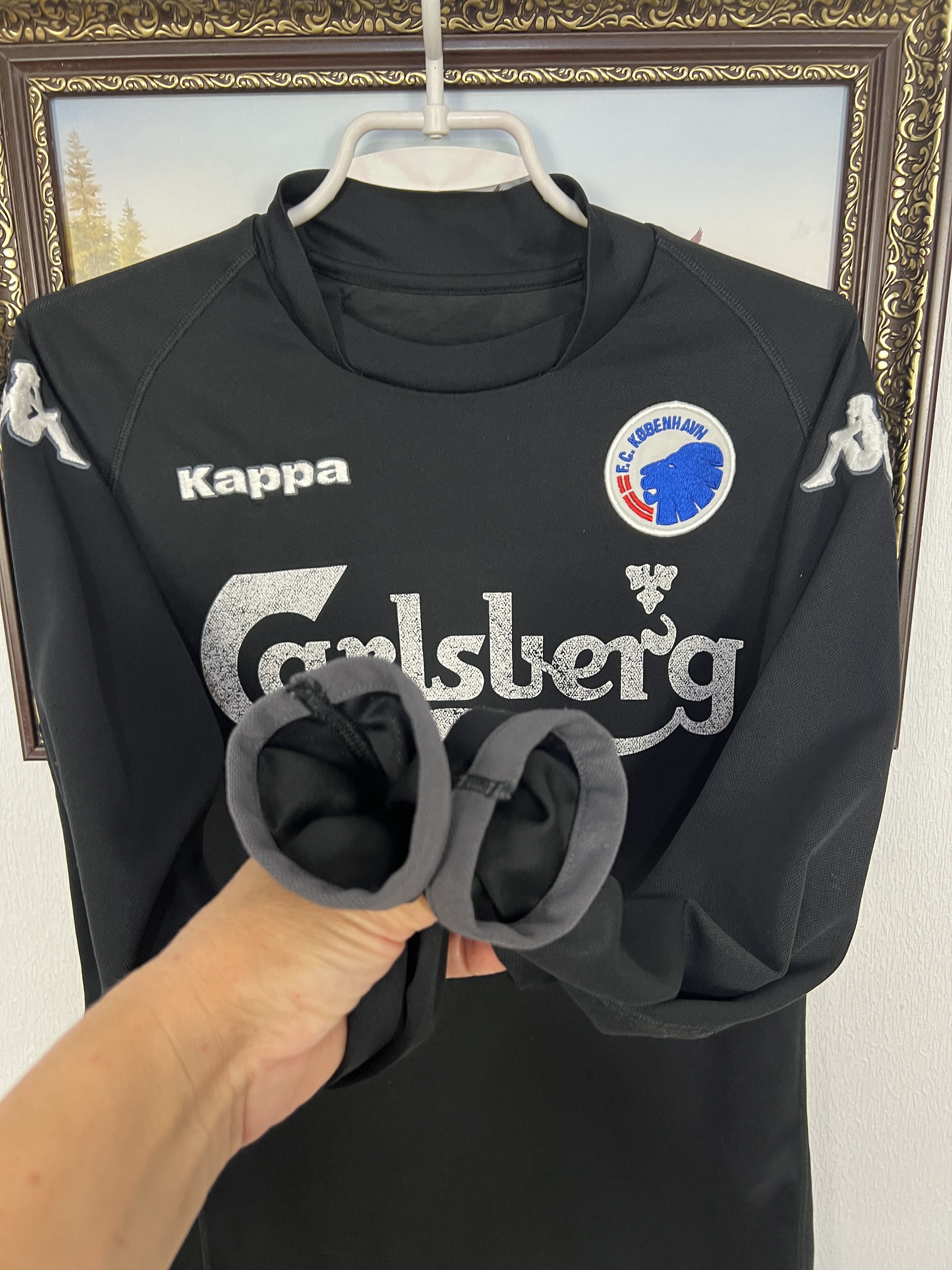 Kappa Kobenhavn Away football shirt 2004 Long Sleeve #6 Linderoth Size US M / EU 48-50 / 2 - 10 Thumbnail