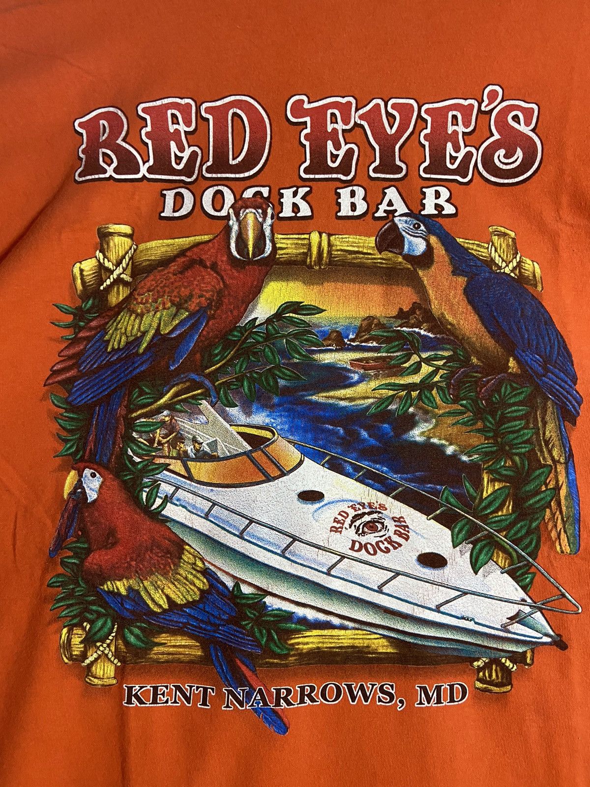 Ron Jon Surf Shop RED EYE’S DOCK BAR KENT NARROWS MD TEE SHIRT Size US L / EU 52-54 / 3 - 6 Thumbnail