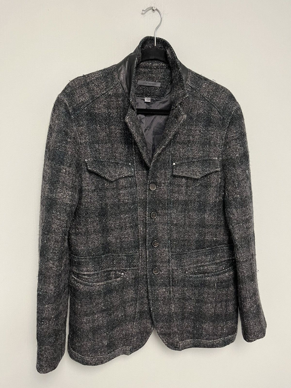 John Varvatos Alpaca Plaid Jacket. 48 Size US M / EU 48-50 / 2 - 9 Thumbnail