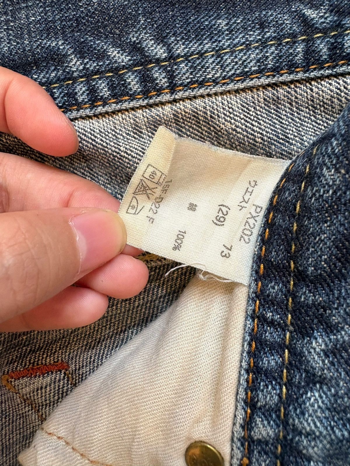 Japanese Brand Vintage Japanese Brand Faded Wash Distress Rip Flare Jeans Size US 30 / EU 46 - 10 Thumbnail