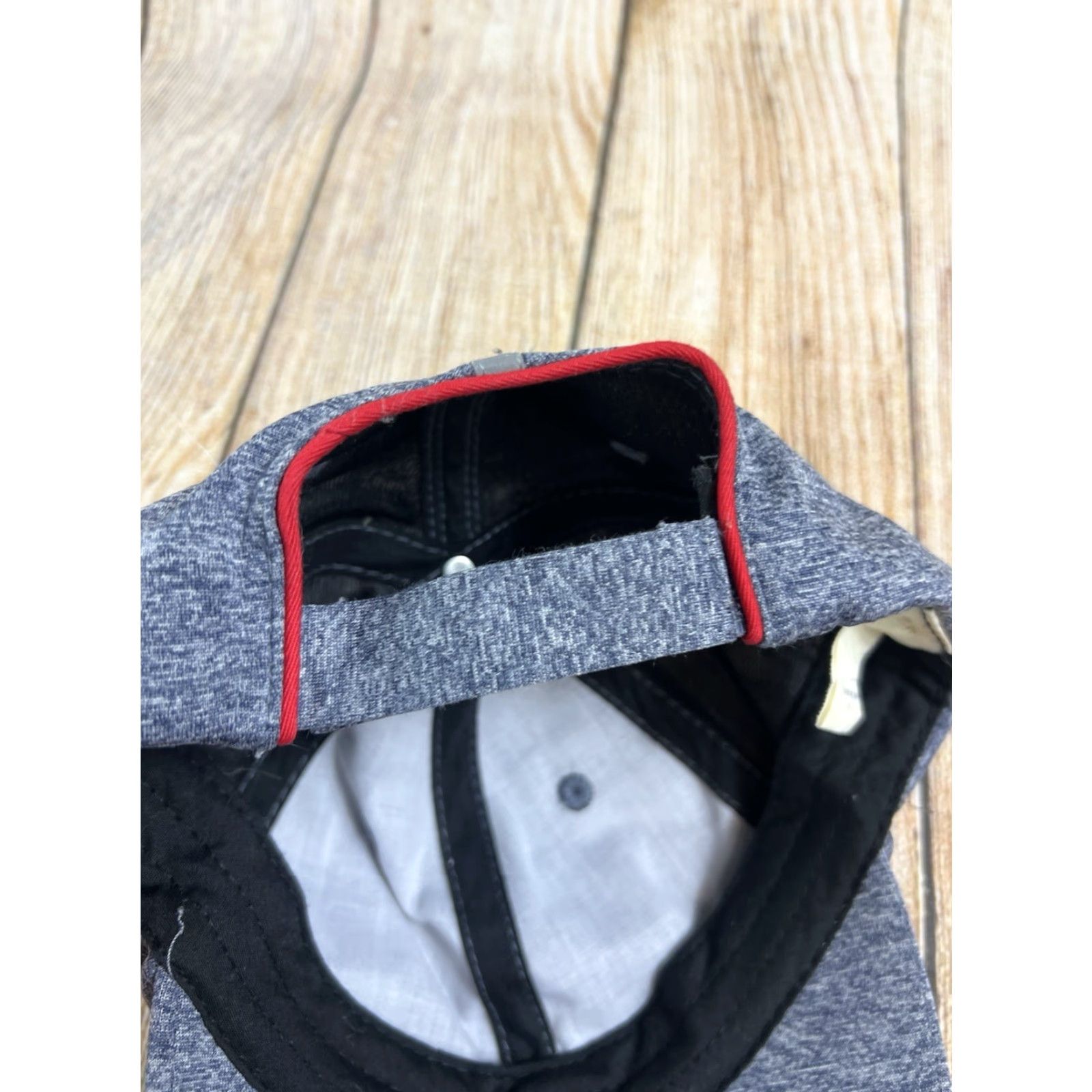 Vintage Dominos Pizza Employee Cap Hat Gray Adjustable Baseball Hat Men One Size Gray Adjustable Cap Hat 90s City Classic Dad Hipster Outdoor USA Size ONE SIZE - 5 Thumbnail