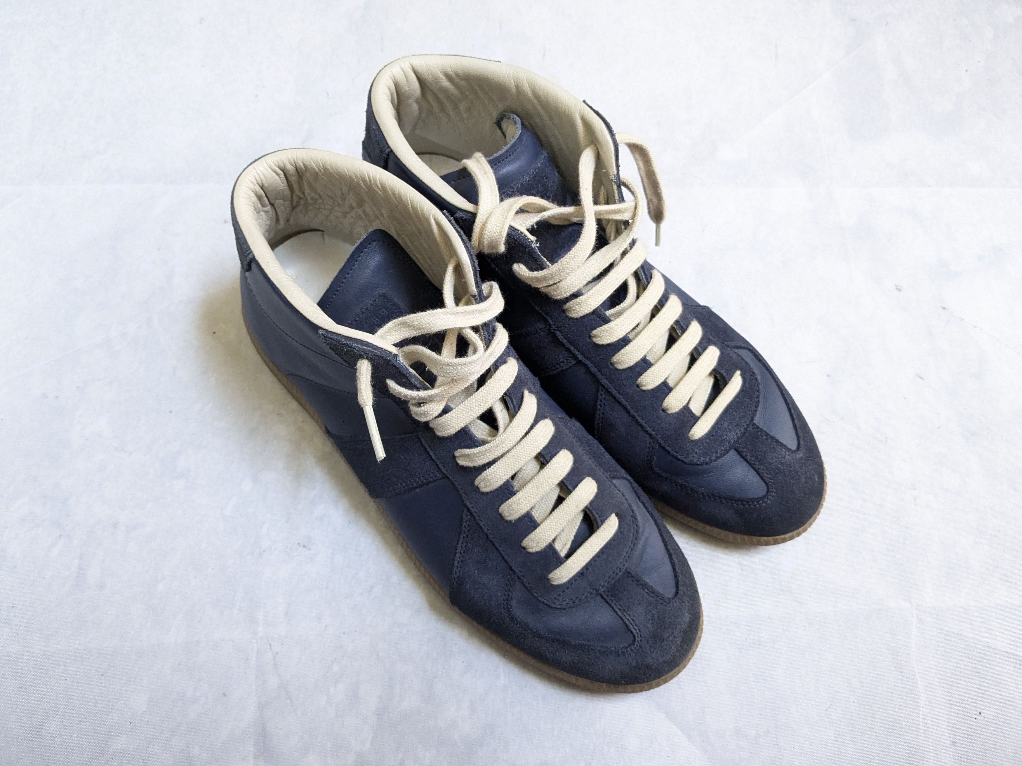 Maison Margiela Maison Margiela Replica GAT Sneakers Navy Blue 9 42 Size US 9 / EU 42 - 4 Thumbnail