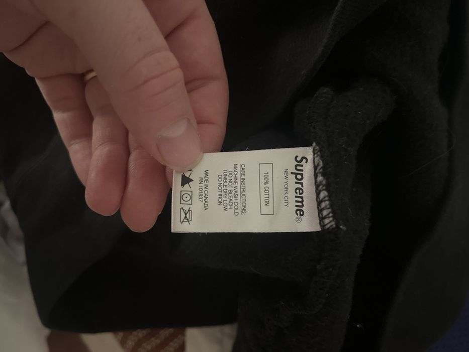 Supreme Supreme Underline Crewneck Black L | Grailed