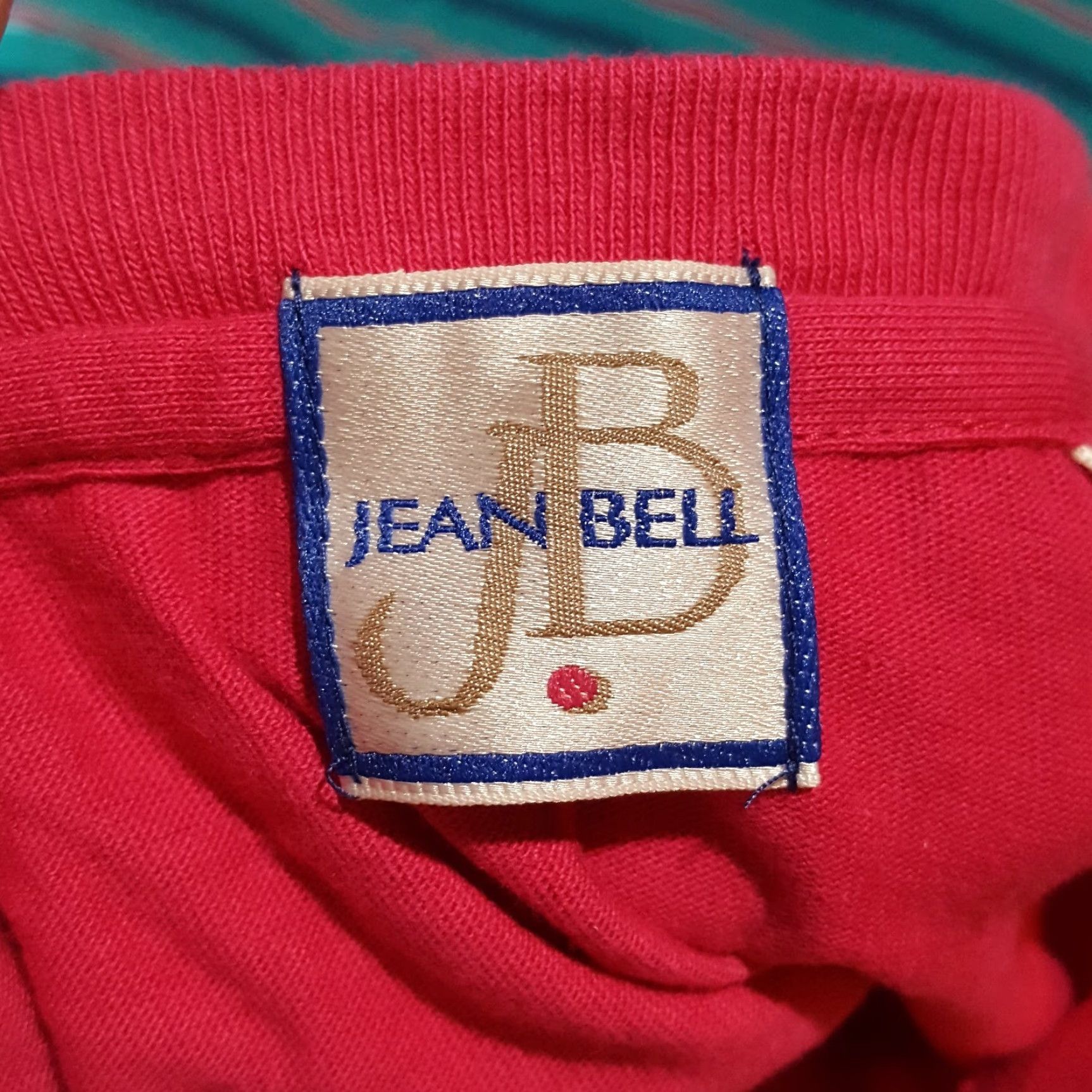 Bell VINTAGE Jean Bell Womens T-Shirt Top Shirt Pink Short Sleeve 80s 90s Golf Casual Logo Embroidered Crew Neck Pullover Knit 100% Cotton Regular Size L Size L / US 10 / IT 46 - 7 Thumbnail