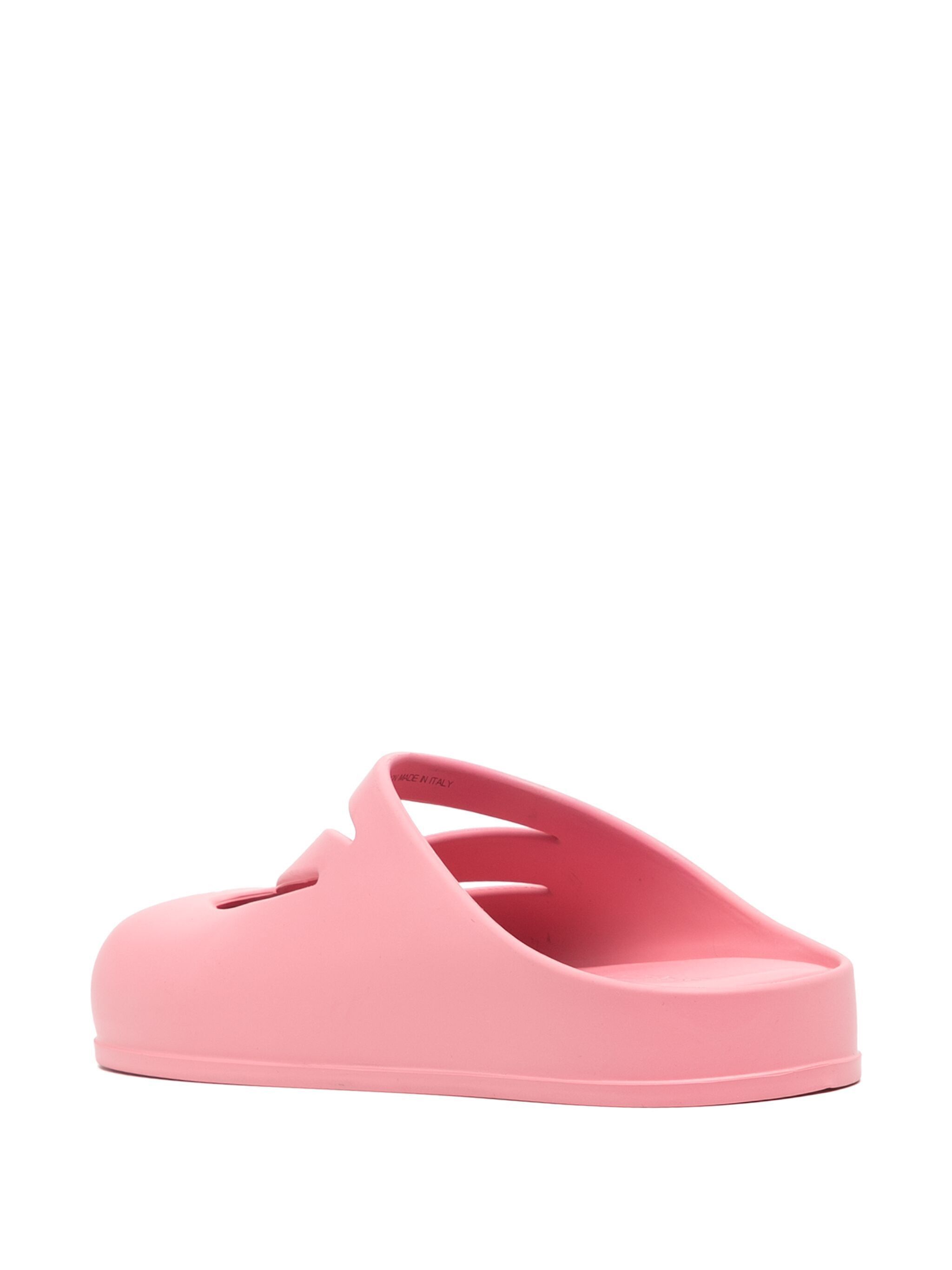 Bally o1y1224 Rubber Slide Slipper in Dark Pink Size US 7.5 / EU 40-41 - 2 Thumbnail