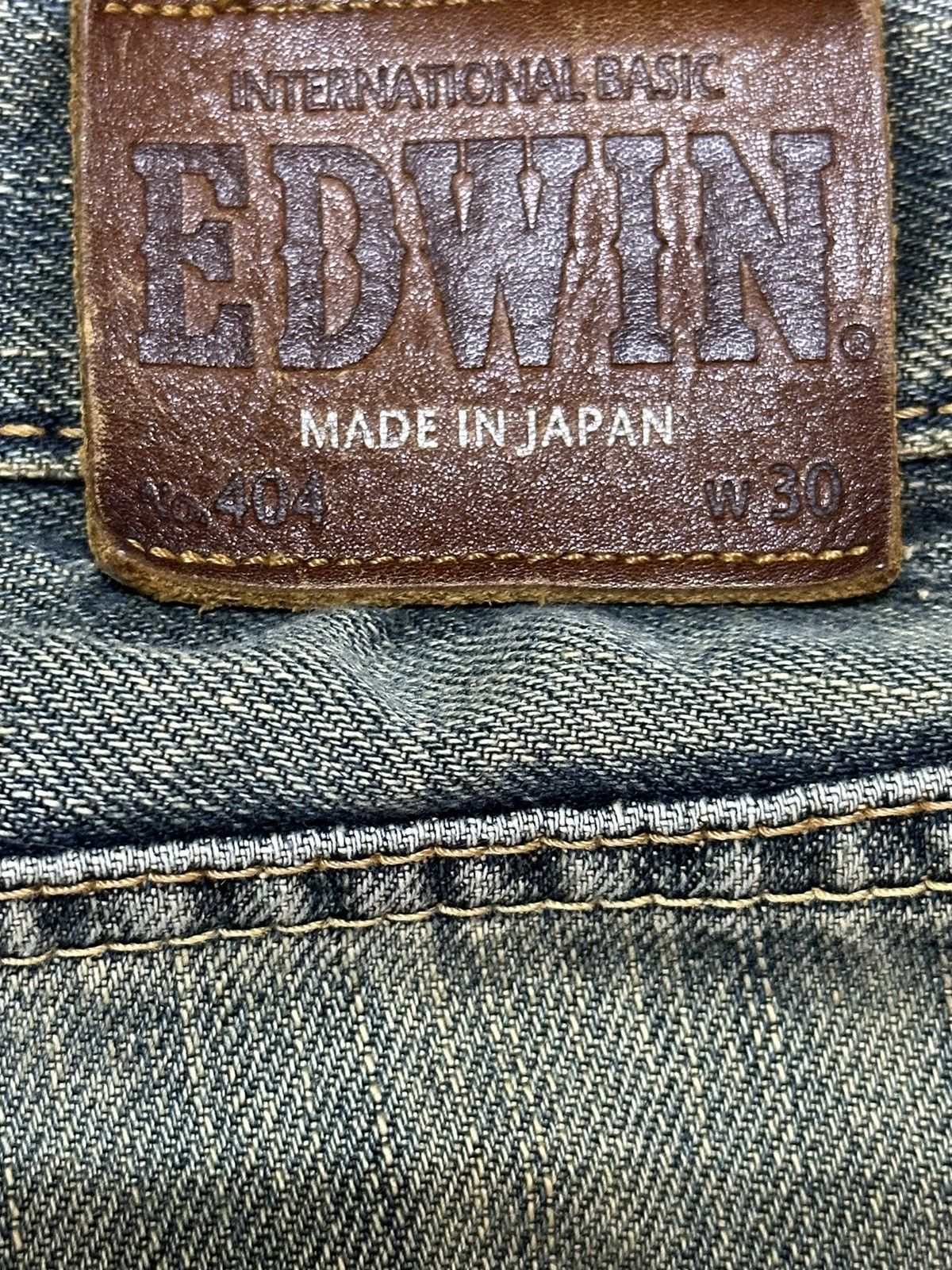 Edwin Vintage Japan Edwin 404 Faded Wash Style Baggy Jeans Size US 32 / EU 48 - 9 Thumbnail