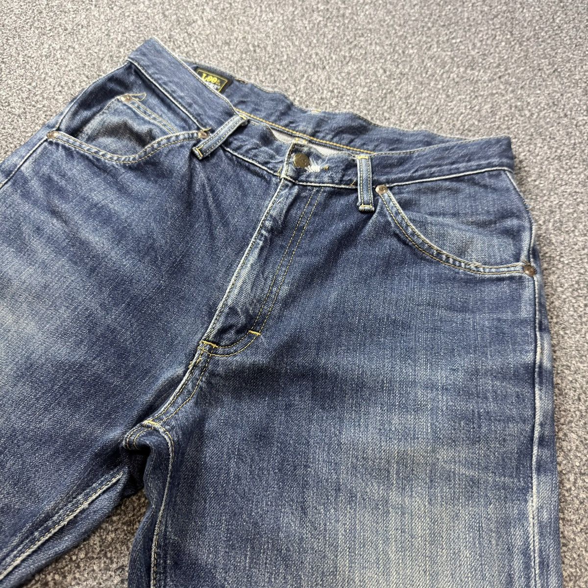 Lee × Number (N)ine Flared Vintage 90s Lee Distressed Faded Japanese Denim Size US 30 / EU 46 - 3 Thumbnail