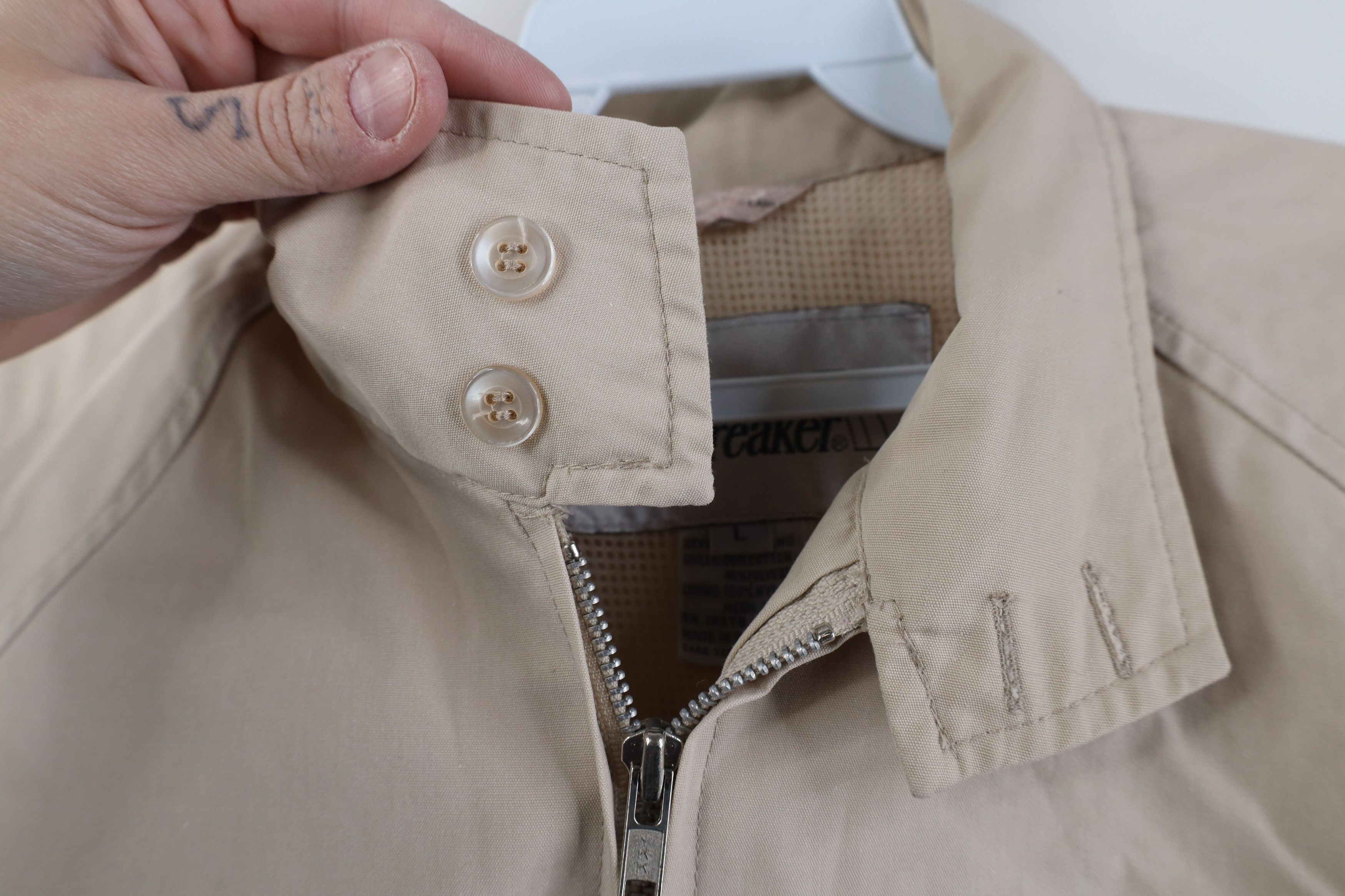 Vintage Vintage 80s 90s Streetwear Full Zip Cafe Racer Bomber Jacket Size US L / EU 52-54 / 3 - 5 Thumbnail