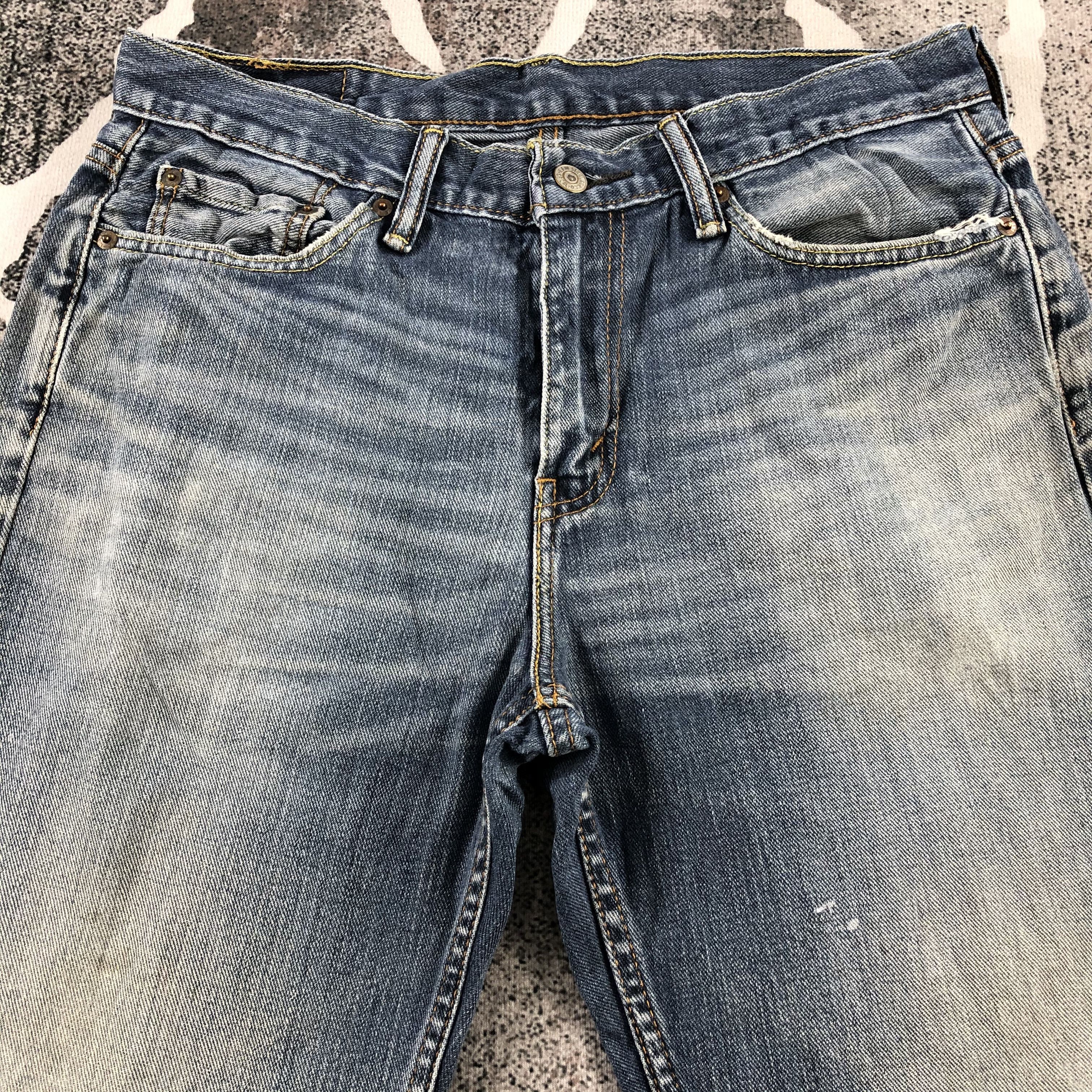Levi's Vintage Levi's 514 Jeans Blue Wash Denim KJ1025 Size US 32 / EU 48 - 3 Thumbnail