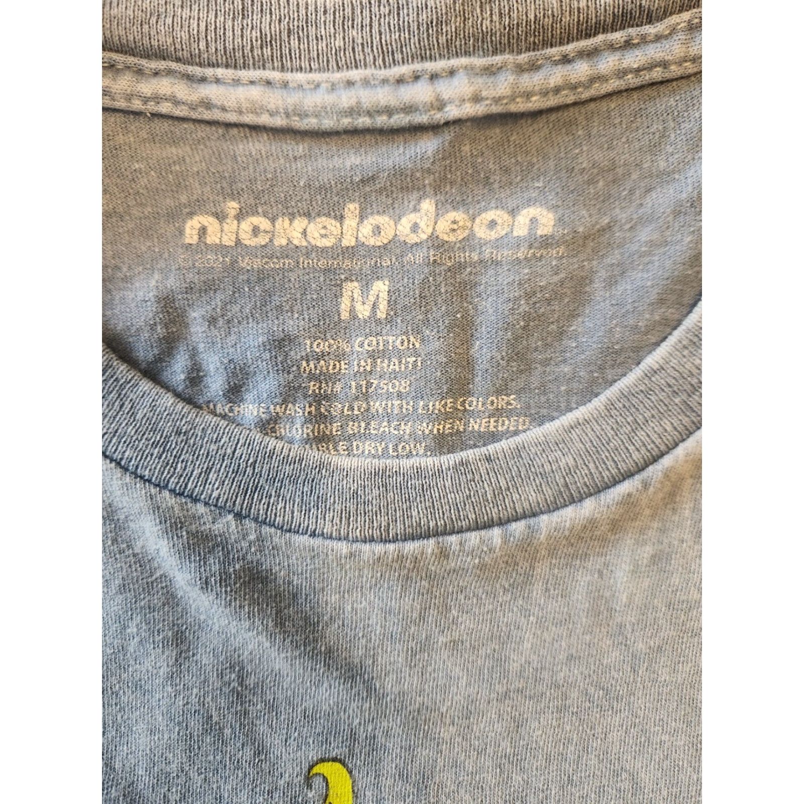 Nickelodeon NICKELODEON T SHIRT Mens Blue M SpongeBob Ren Stimpy Rugrats 90s 2000s Nickelodeon Characters Size US M / EU 48-50 / 2 - 2 Thumbnail