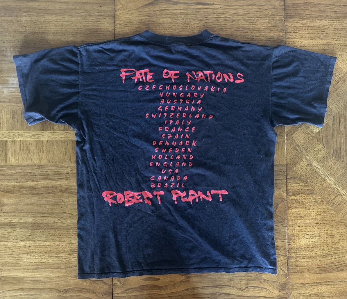 Led Zeppelin Robert Plant, Fate of Nations Merch Tee Size US XL / EU 56 / 4 - 2 Thumbnail