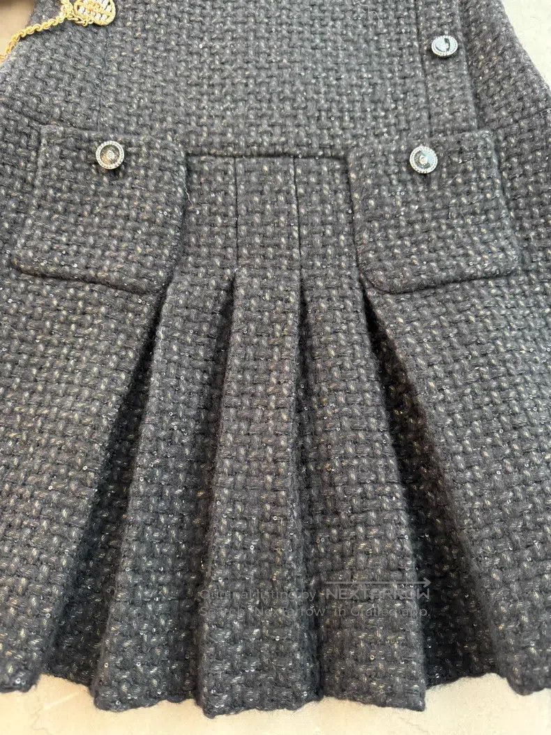 Chanel Chanel Pleated dress Size XXS / US 00 / IT 34 - 3 Thumbnail