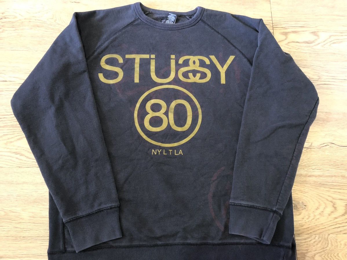 Stussy Stussy 80 faded sweatshirt Size US M / EU 48-50 / 2 - 3 Thumbnail