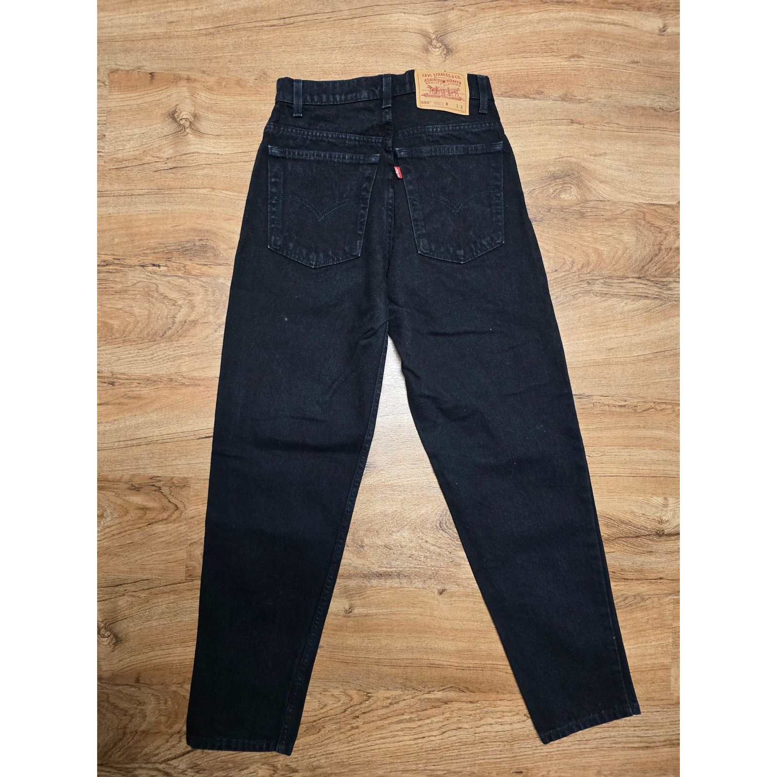 Levi's Vintage Levis 501 Jeans 9 Short Black Relax Fit Tapered Leg Size US 28 / EU 44 - 4 Thumbnail