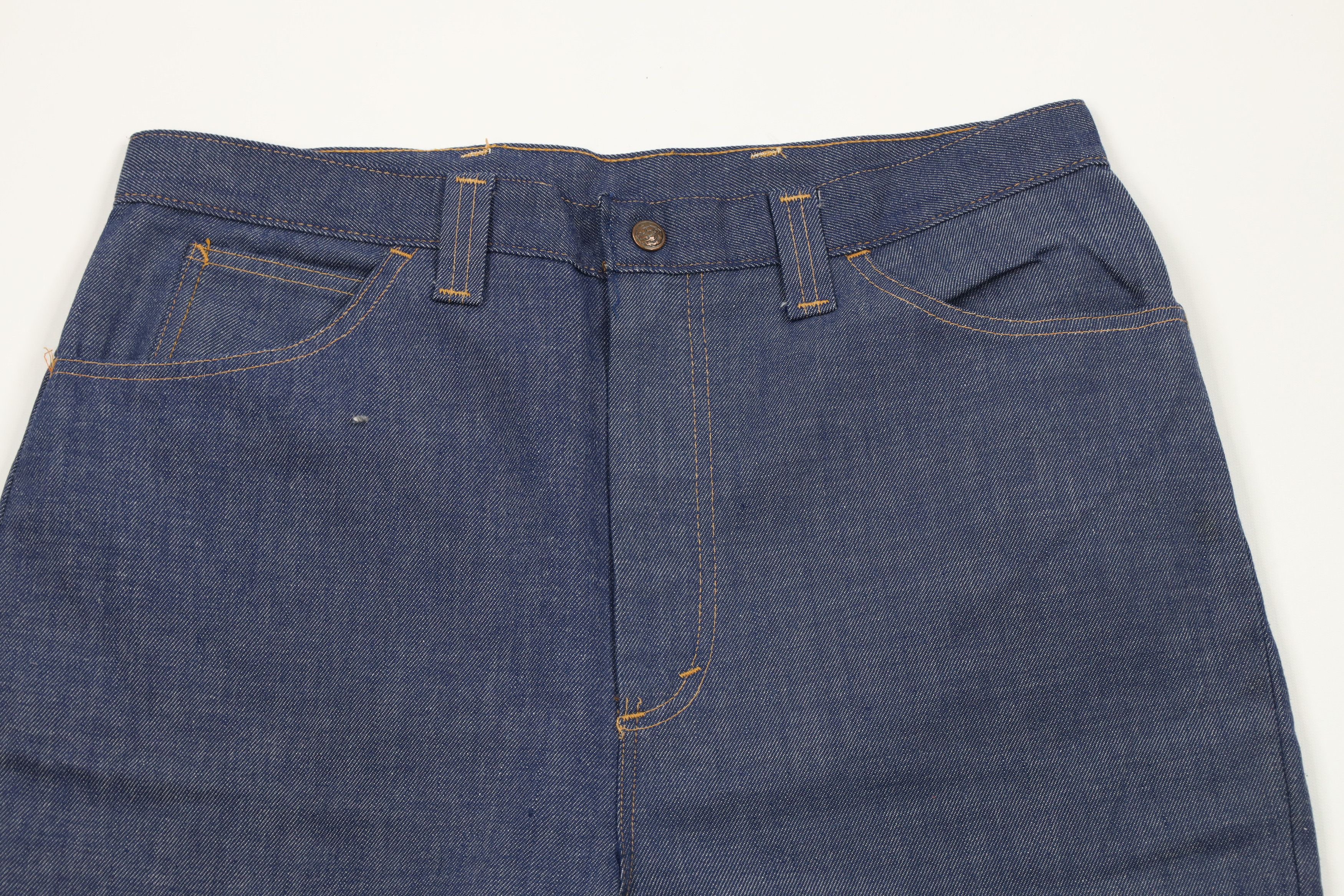 Vintage Vintage 70s Streetwear Wide Leg Bell Bottoms Jeans Blue USA Size US 34 / EU 50 - 2 Thumbnail