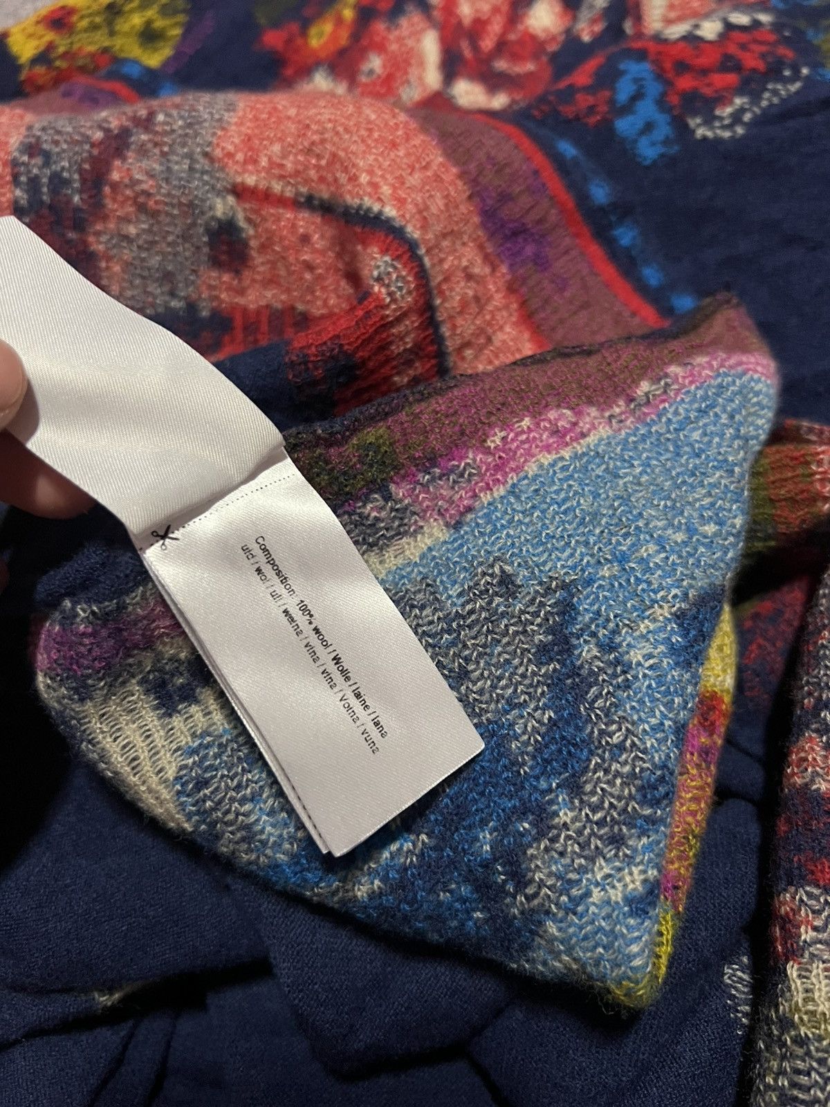 Other Ivko Long Cardigan Knit Sweater Floral Wool Vintage Brocade Size S / US 4 / IT 40 - 7 Thumbnail