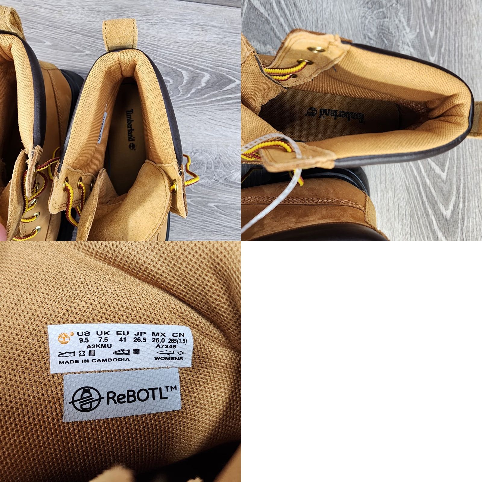 Timberland Timberland Boots Sky 6-Inch Lace Up Nubuck Leather Platform Brown Womens 9.5 Timberland Sky 6-Inch Boots Women Size 9.5 Brown Nubuck Leather Platform Size US 10 / IT 40 - 8 Thumbnail