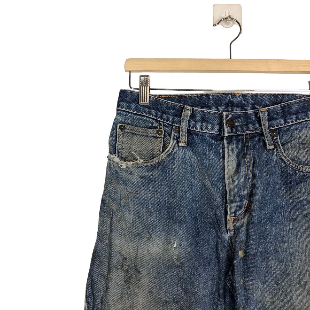 Edwin 🔥90’s EDWIN NO.43 DISTRESSED DENIM JEANS PUNK STYLE Size US 28 / EU 44 - 6 Thumbnail