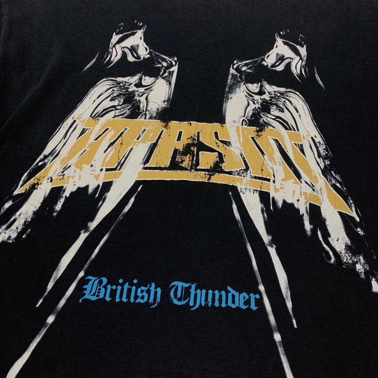 Represent Clo. Represent XS British Thunder Vintage Black Tee Size US XS / EU 42 / 0 - 3 Thumbnail