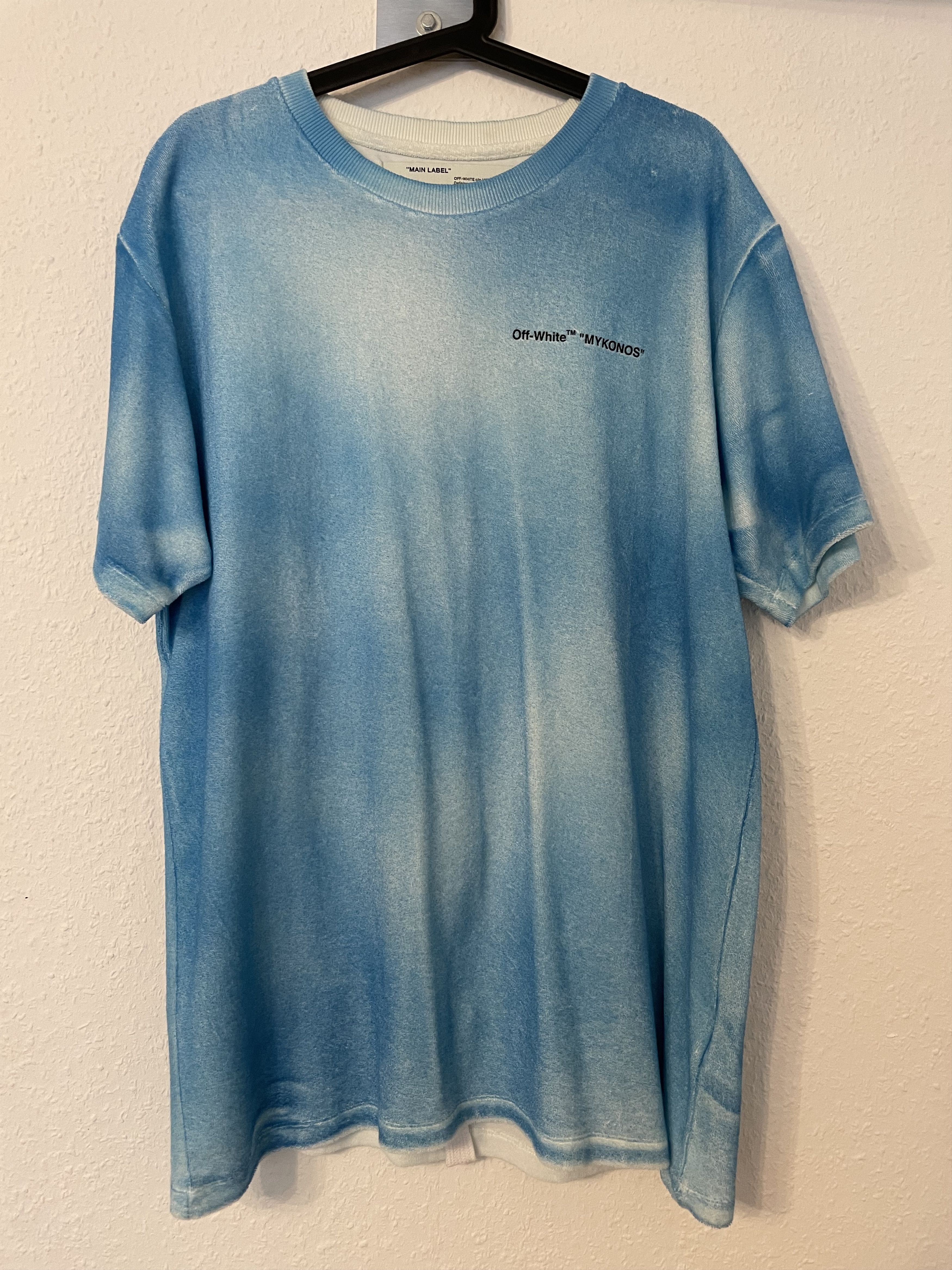 Off-White Off-White “Mykonos” Airbrush T-Shirt - Extremely rare 1/20 Size US XL / EU 56 / 4 - 1 Thumbnail