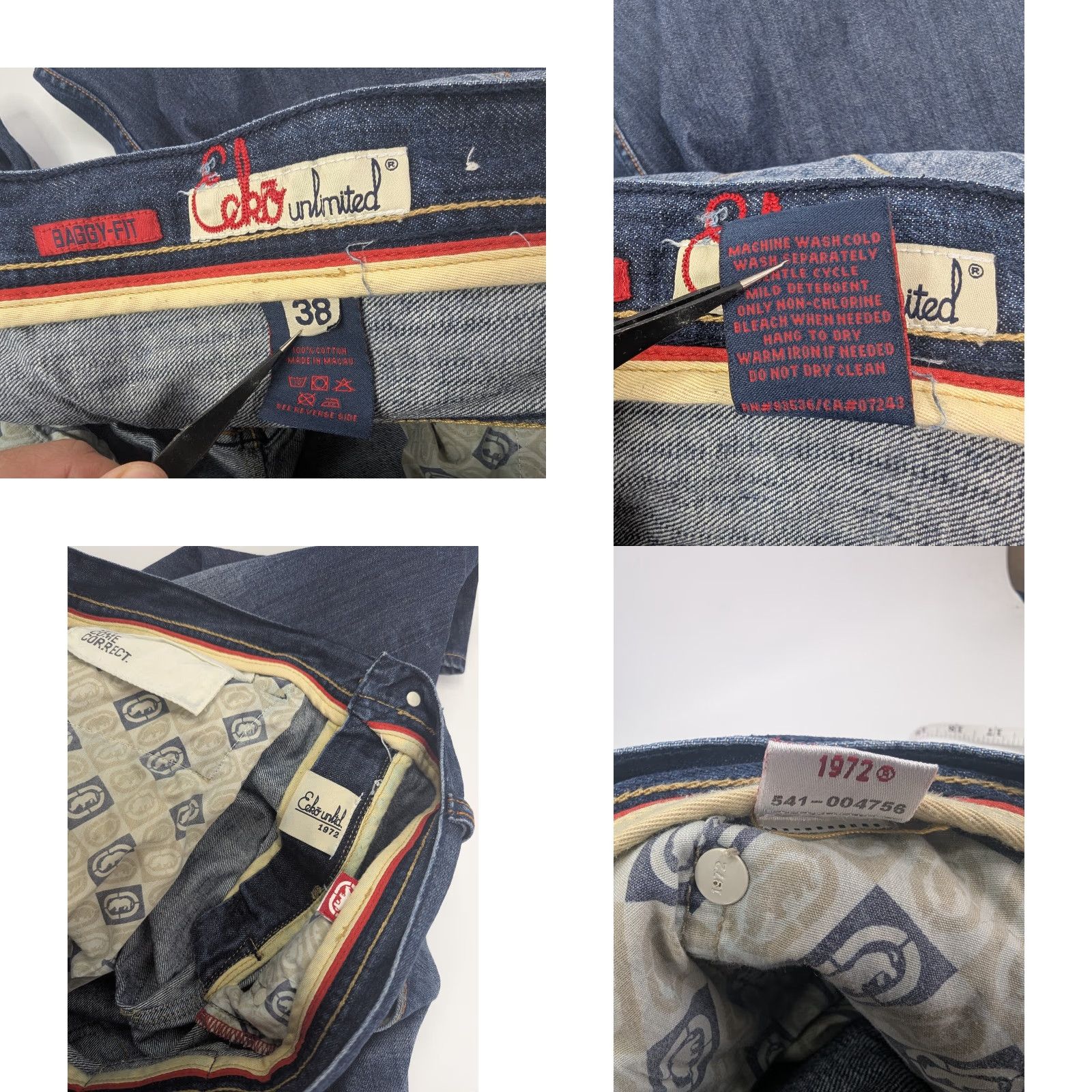 Ecko Unltd. Ecko Unltd Baggy Fit Jean Shorts Mens 38 Bermuda Denim 90s Hip Hop Jorts Blue Cotton Kilp? Size US 38 / EU 54 - 8 Thumbnail