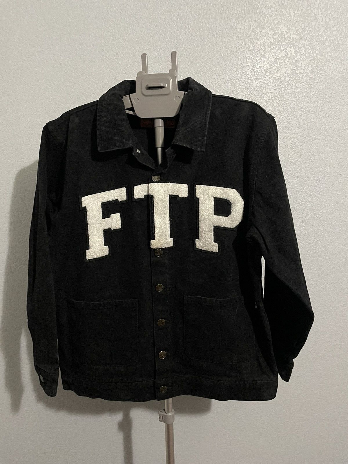 Fuck The Population FTP Logo Denim Jacket Size US S / EU 44-46 / 1 - 1 Thumbnail