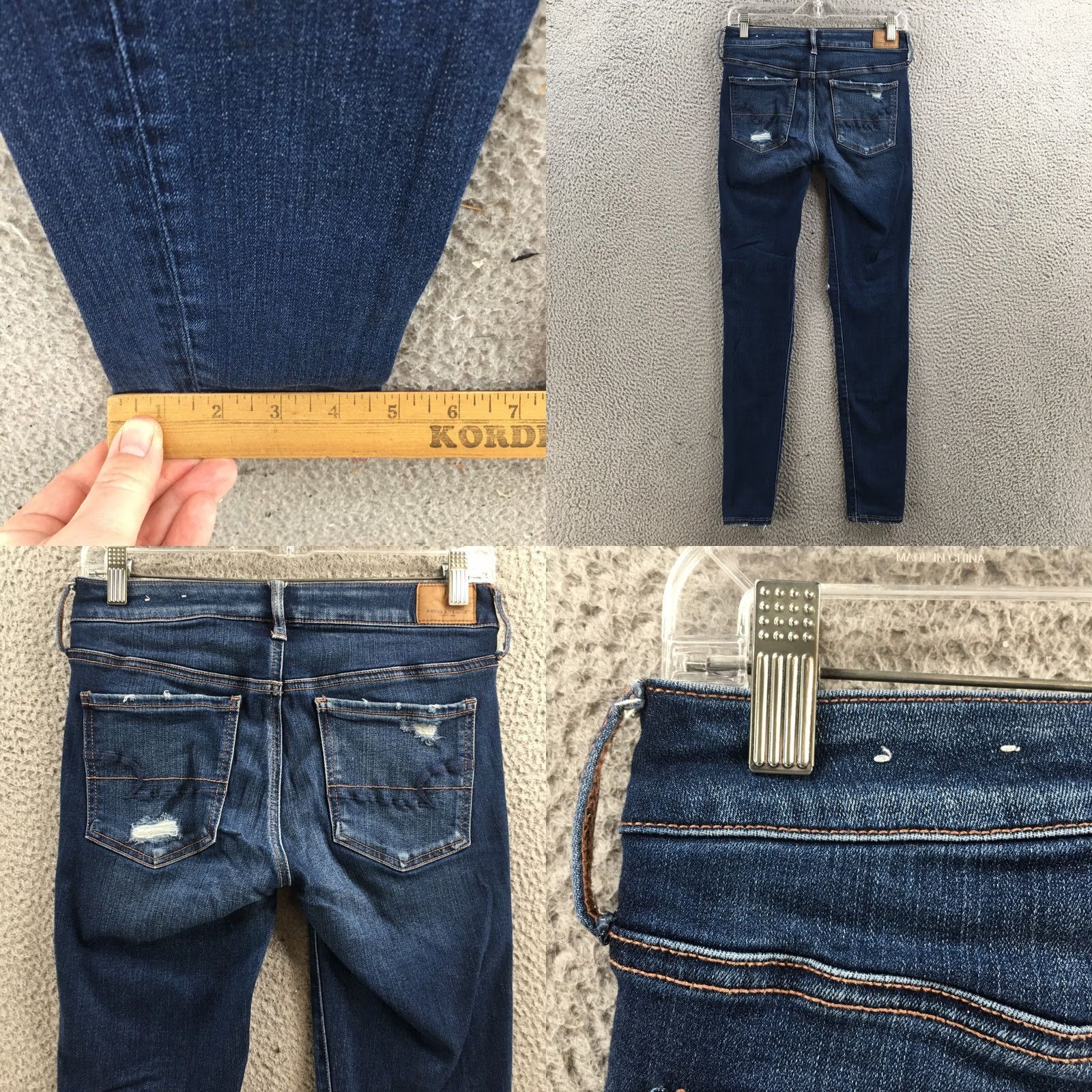 American Eagle Outfitters American Eagle Outfitters Jeans Womens 6L Jegging Blue Denim Casual Regular Waist 29 Inseam 29.5 Shoes? Size 28" / US 6 / IT 42 - 9 Thumbnail