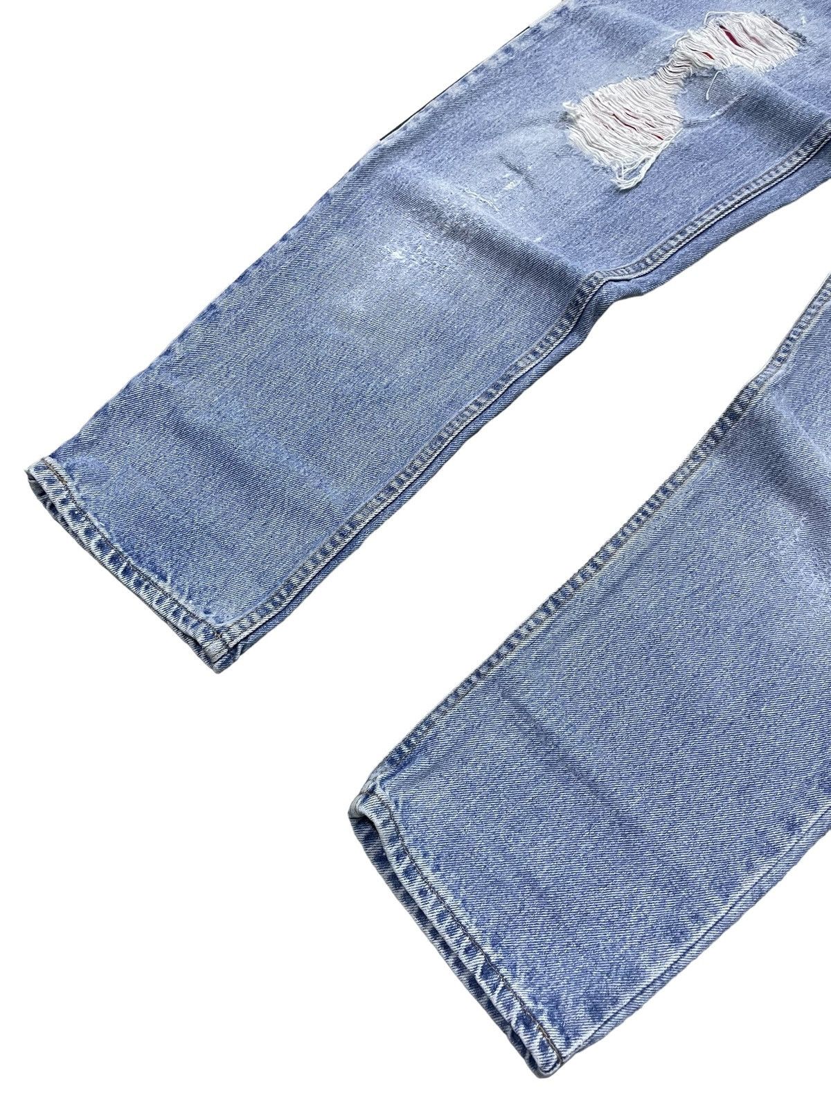 Hysteric Glamour × Levi's × Vintage Vintage Levis 550 Loose Fit Distressed Frayed Jeans Size US 29 - 7 Thumbnail