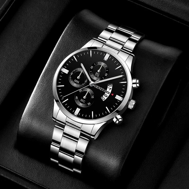 Other Fashion Men Watch Luxury Quartz Business Male Bracelet Size ONE SIZE - 6 Thumbnail