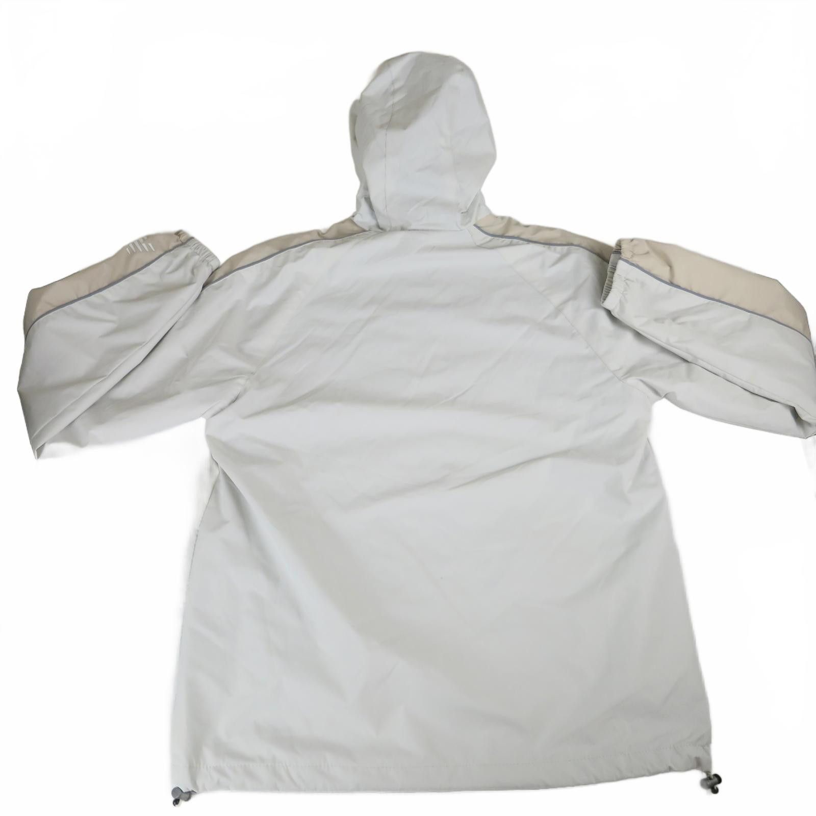New Balance Mens Medium New Balance White Hooded Windbreaker Jacket Size US M / EU 48-50 / 2 - 6 Thumbnail