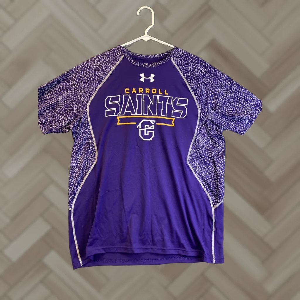 Under Armour Under Armour t shirt Heatgear Men L purple Loose Fit Graphic Crew-Neck /94-12 Size US L / EU 52-54 / 3 - 1 Thumbnail