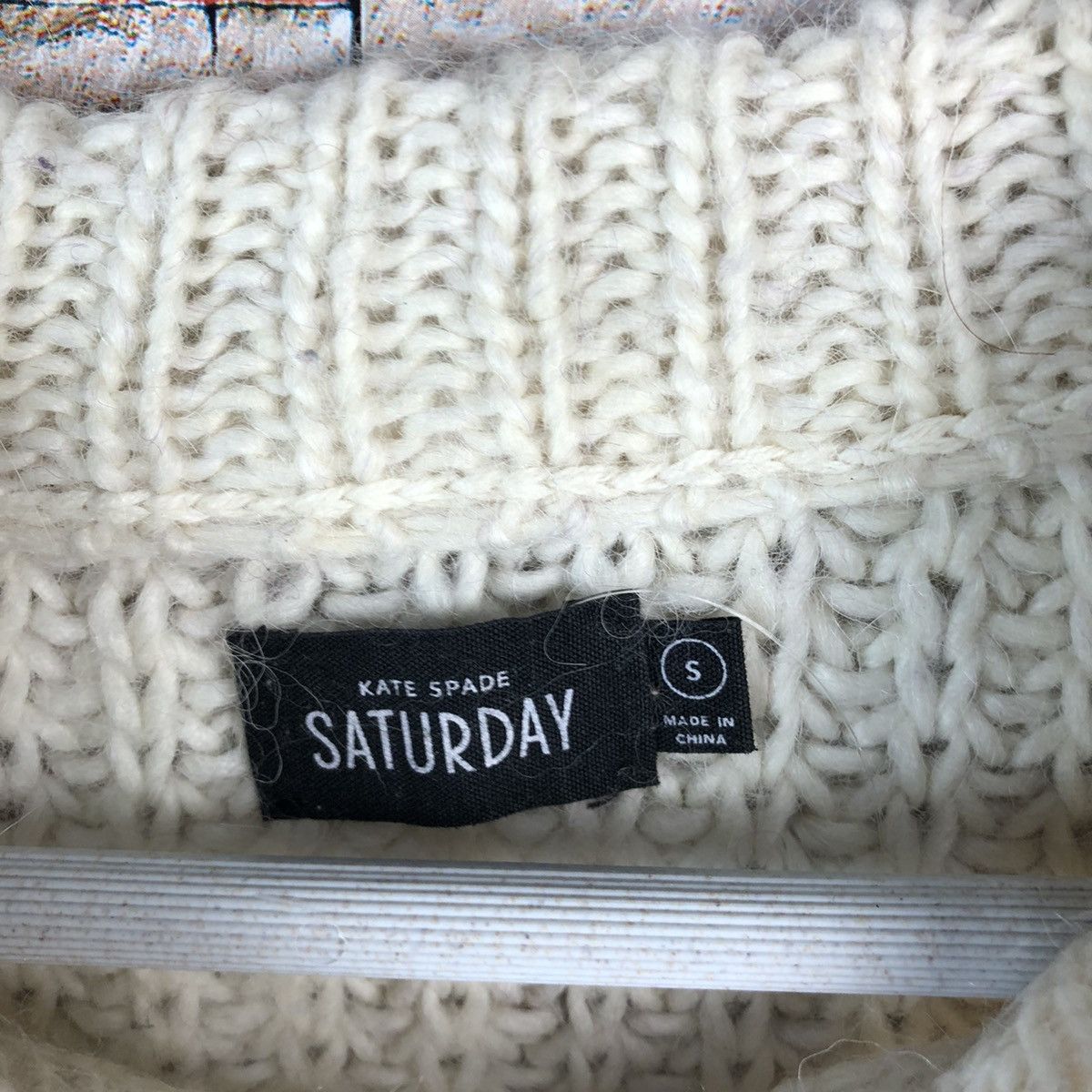 Homespun Knitwear × Japanese Brand × Kate Spade Kate Spade Saturday White mohair Knitwear #A1189 Size S / US 4 / IT 40 - 9 Thumbnail