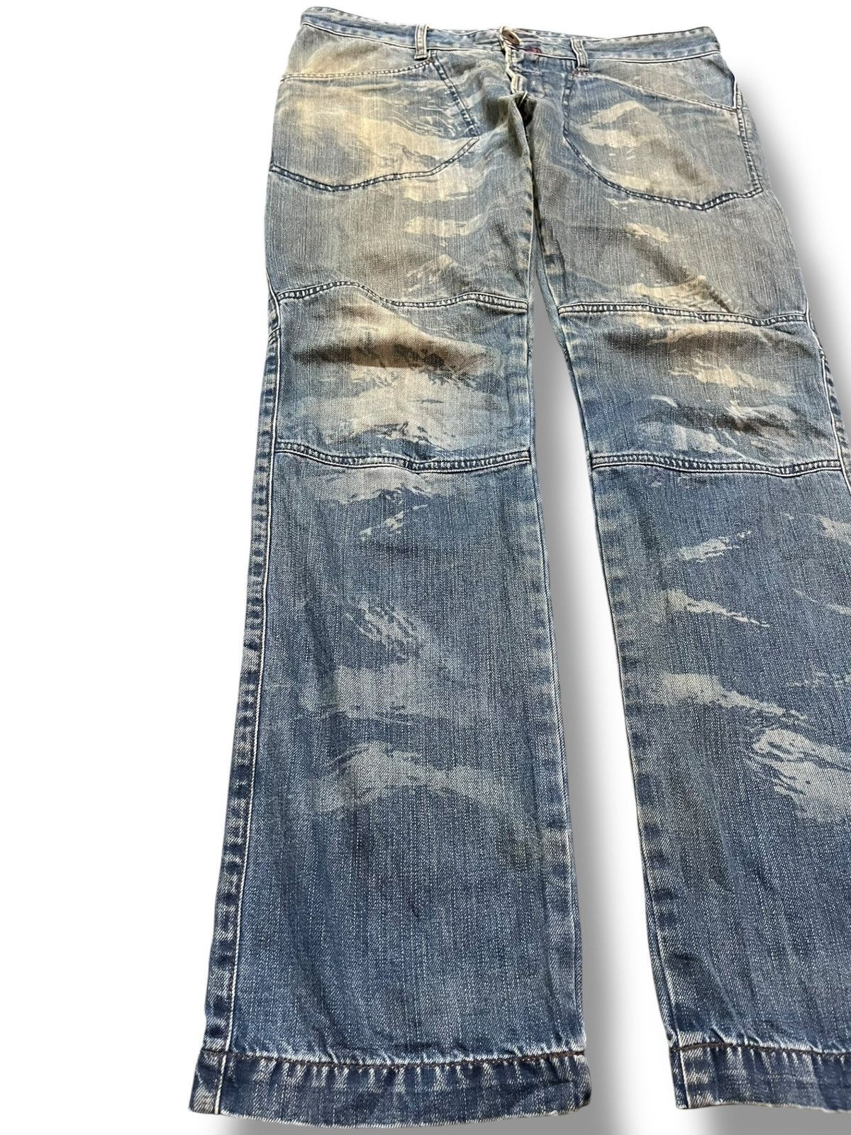 Marithe + Francois Girbaud Vintage Marithe Francois Girbaud Camourflage Denim Size US 37 - 3 Thumbnail