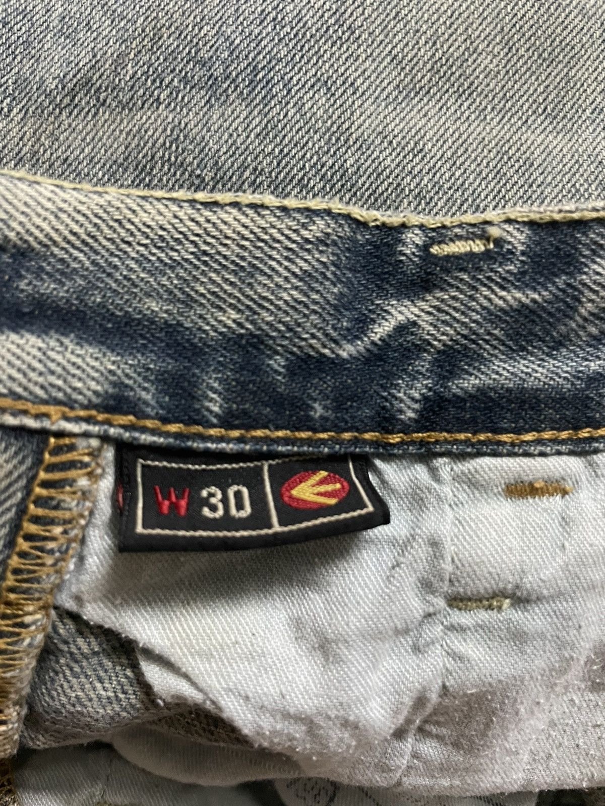 Energie Vintage Energie Japanese Brand Boot Cut Faded Denim Jeans Size US 30 / EU 46 - 15 Thumbnail