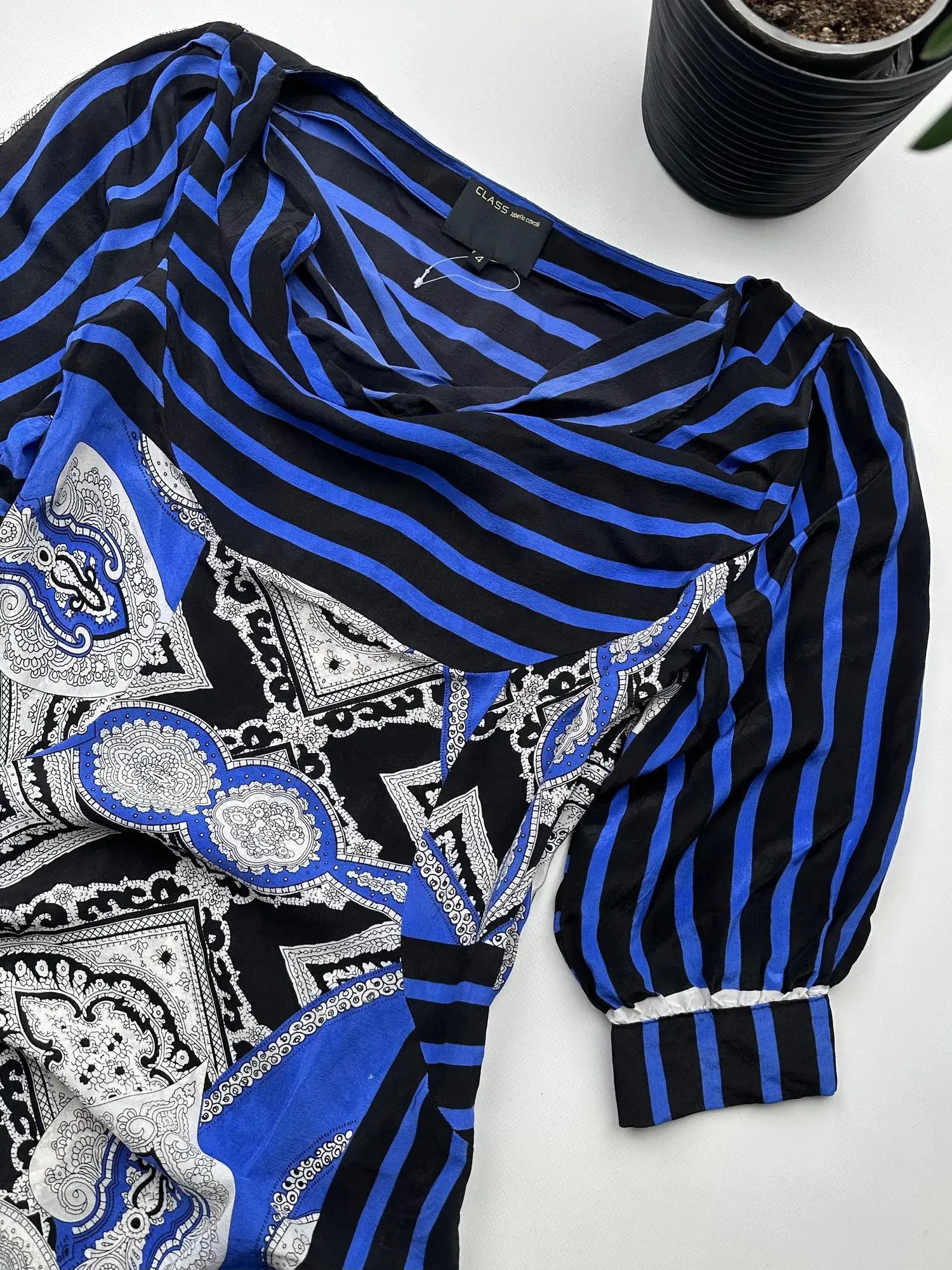 Just Cavalli Class Roberto Cavalli Vintage Printed Dress (367) Size S / US 4 / IT 40 - 2 Thumbnail
