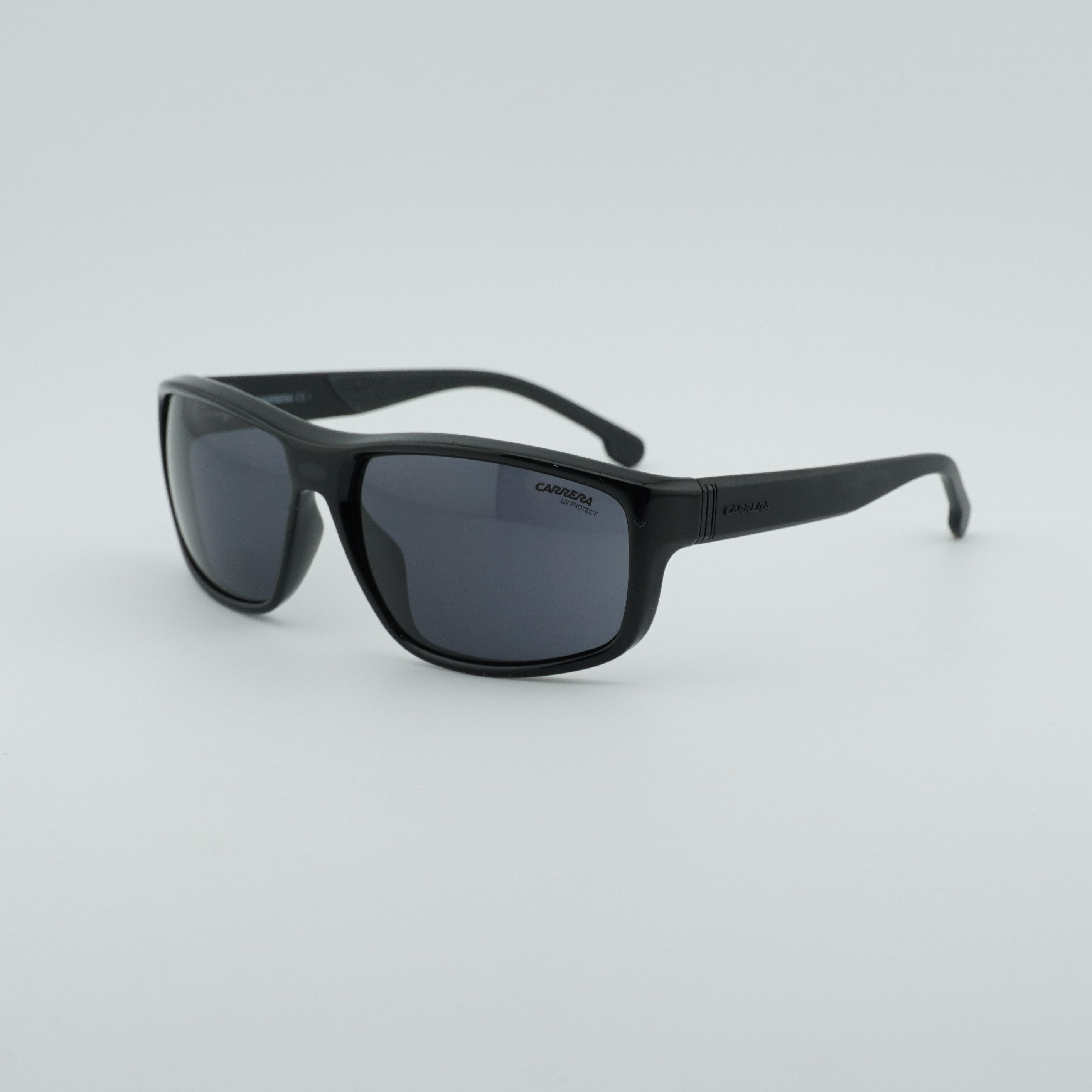 Carrera Carrera 8038/S 0807 IR Sunglasses Black Rectangle Frame Size ONE SIZE - 1 Thumbnail