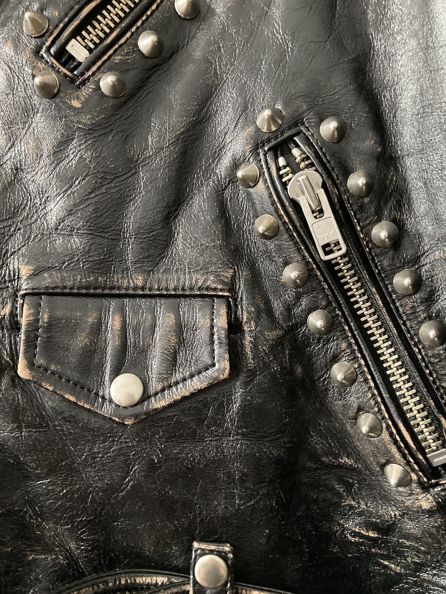 Blackmeans Blackmeans Ltd. Edition Sid Vicious Biker Leather Jacket XL Size US XL / EU 56 / 4 - 7 Thumbnail