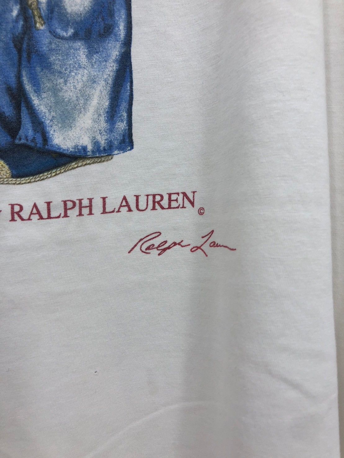 Polo Ralph Lauren × Ralph Lauren × Vintage Vintage 90's Polo Bear Ralph Lauren shirt wts01 Size US XL / EU 56 / 4 - 4 Thumbnail