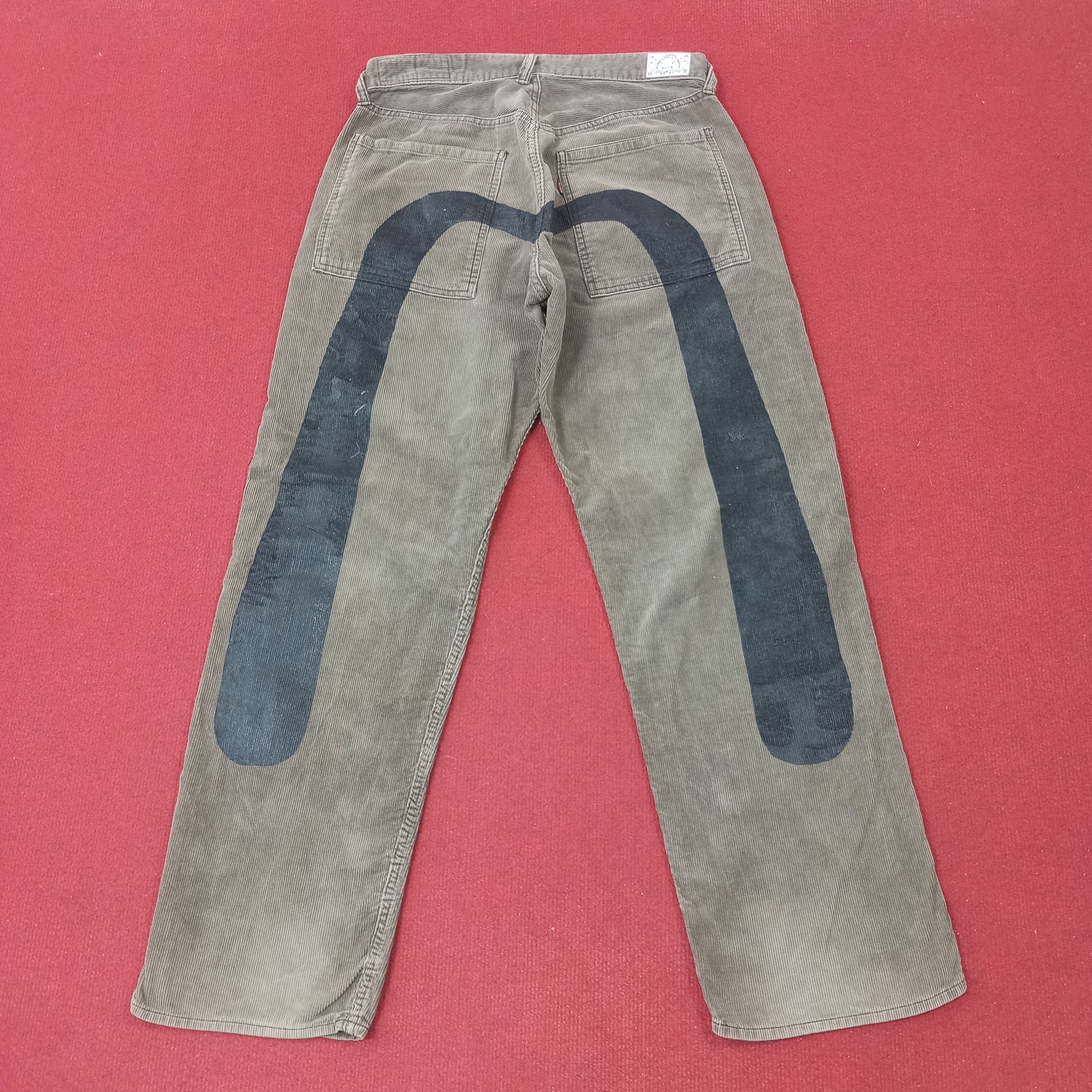 Evisu Evisu Streetwear Custom Daicock Velvet Pants c217n1 dp1 Size US 30 / EU 46 - 1 Thumbnail