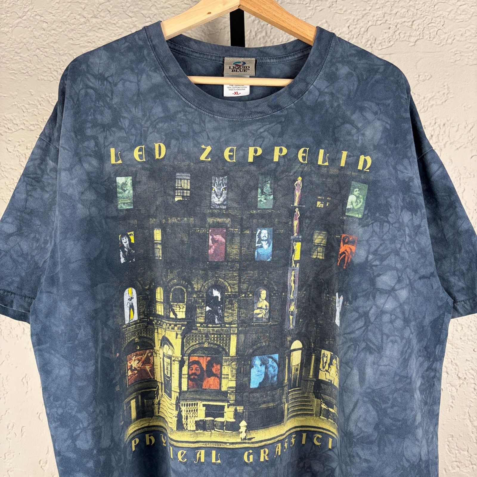 Liquid Blue Liquid Blue Led Zeppelin Physical Graffiti XL Band Tee Size US XL / EU 56 / 4 - 2 Thumbnail