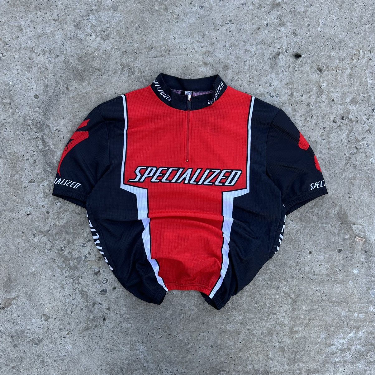 Sports Specialties Vintage Japanese Style Specialized Cycle Jersey Velo Tee Y2K Size US M / EU 48-50 / 2 - 1 Thumbnail