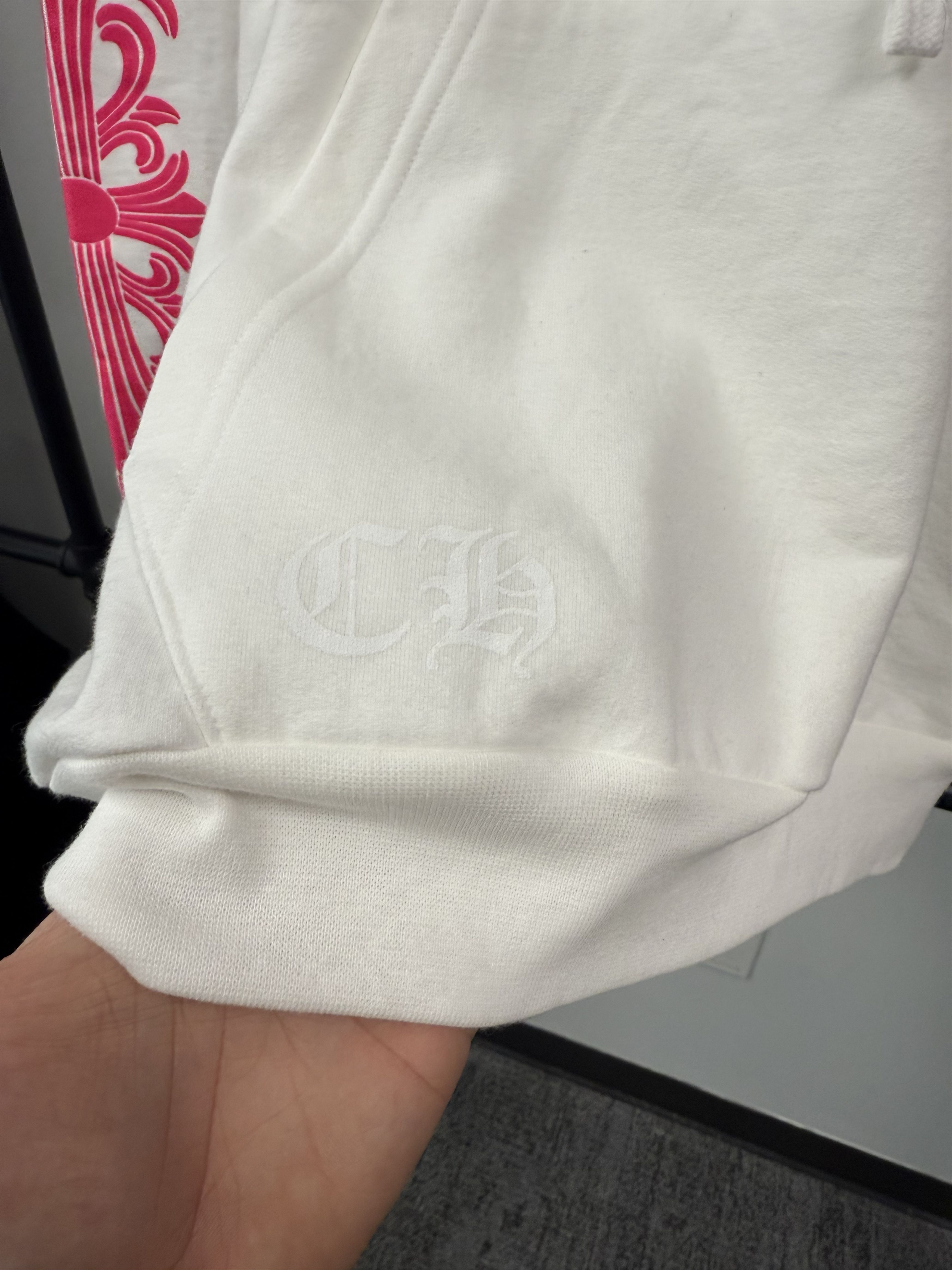 Chrome Hearts Chrome Hearts Horseshoe Floral Hoodie- White Pink - L Size US L / EU 52-54 / 3 - 5 Thumbnail