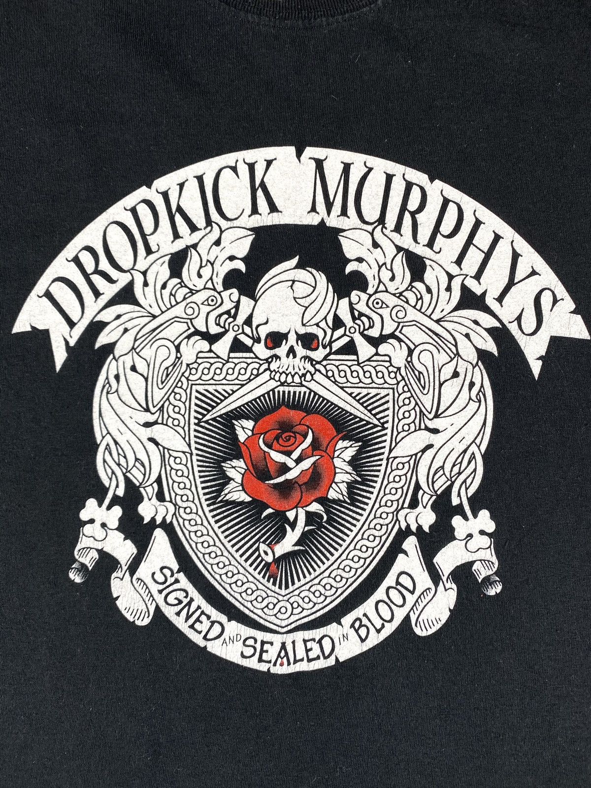 West Coast Choppers Rare! Vintage Drop Kick Murphys T Shirt Rock Gotic Band Tee Size US M / EU 48-50 / 2 - 4 Thumbnail