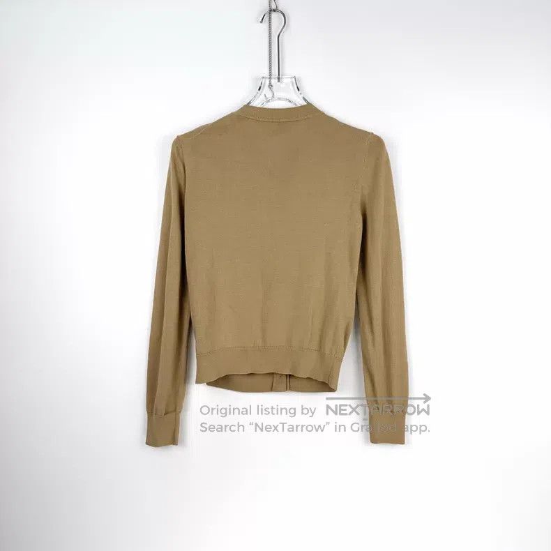 Hermes Hermes Khaki Metal Pig Nose Cardigan Size XS / US 0-2 / IT 36-38 - 4 Thumbnail