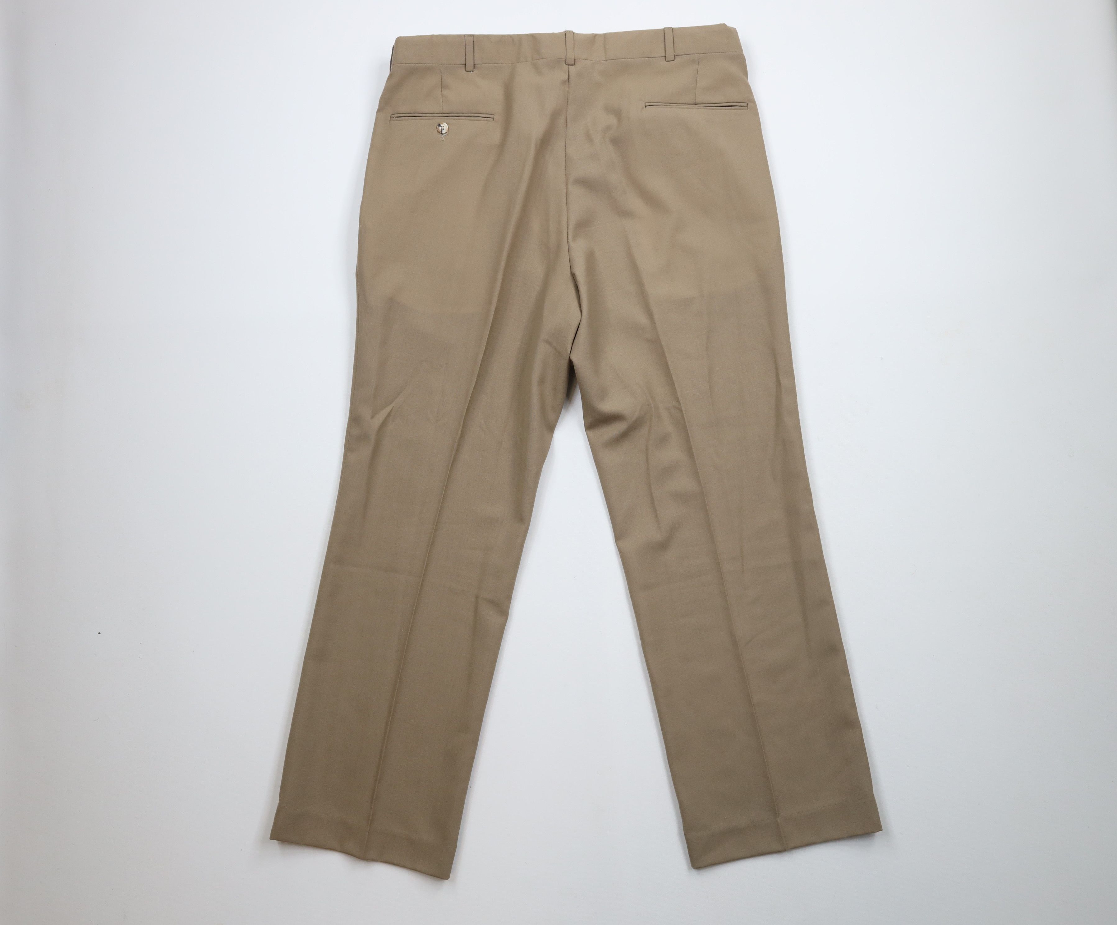 Vintage Vintage 90s Streetwear Wide Leg Chino Pants Beige USA Size US 38 / EU 54 - 9 Thumbnail