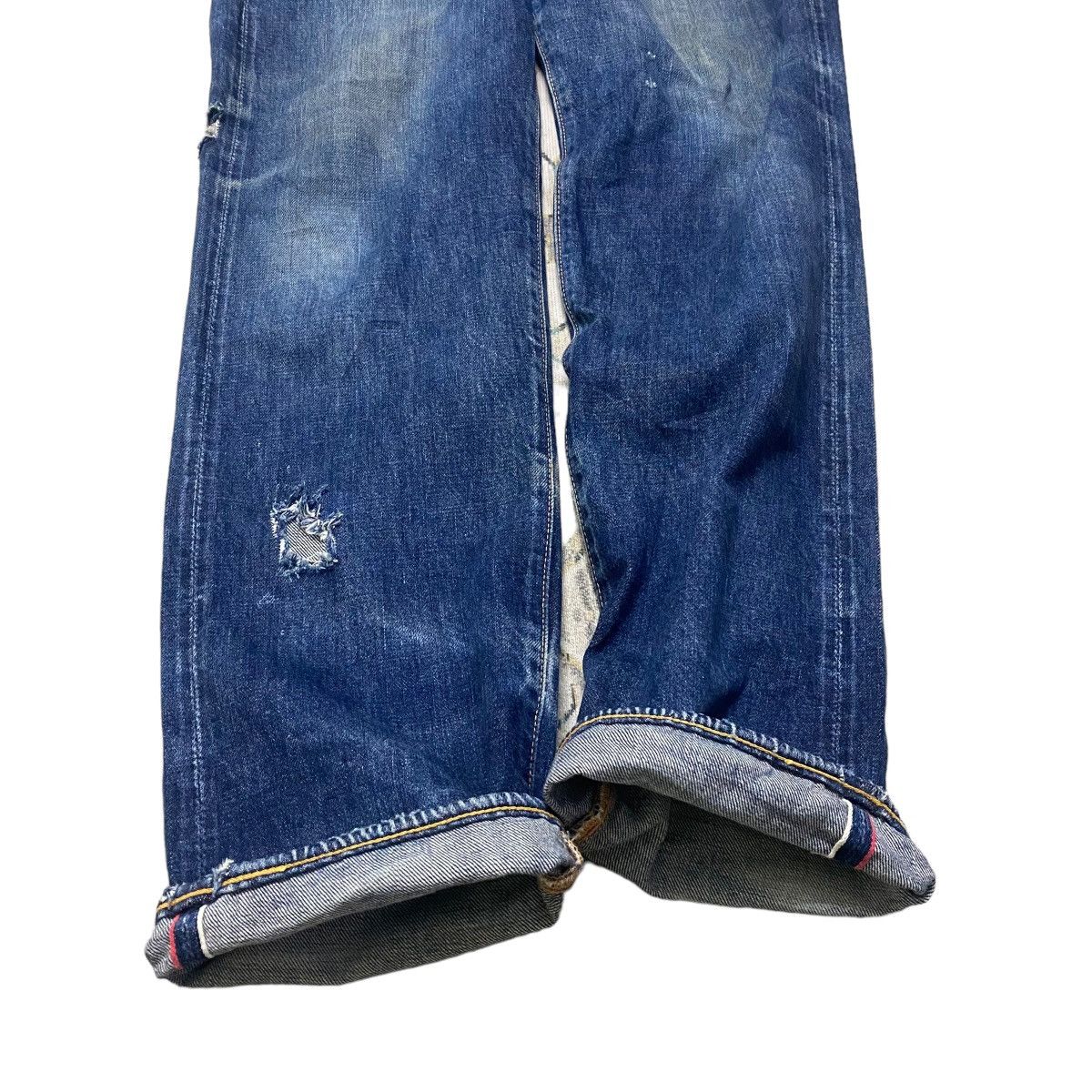Evisu Evisu Denim Selvedge Distressed Jeans Size US 32 / EU 48 - 16 Thumbnail