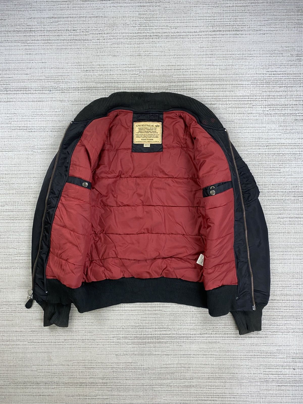 Alpha Industries 🔥Alpha Industries USA Military Type MA-1 Bombers Jacket Size US M / EU 48-50 / 2 - 5 Thumbnail