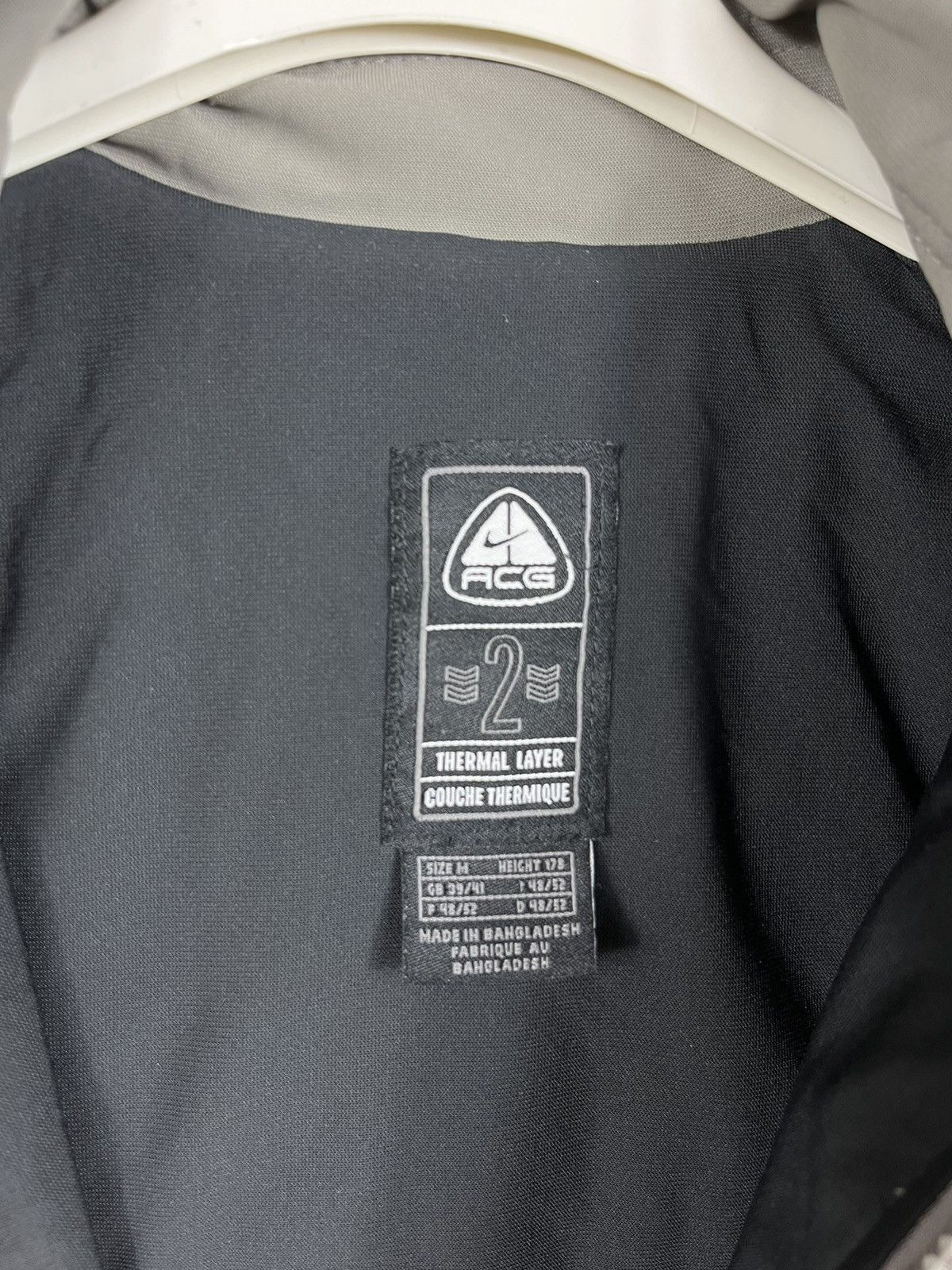 Nike × Nike ACG × Vintage Vintage Nike ACG thermal layer quilted logo jacket fleece Size US M / EU 48-50 / 2 - 17 Thumbnail
